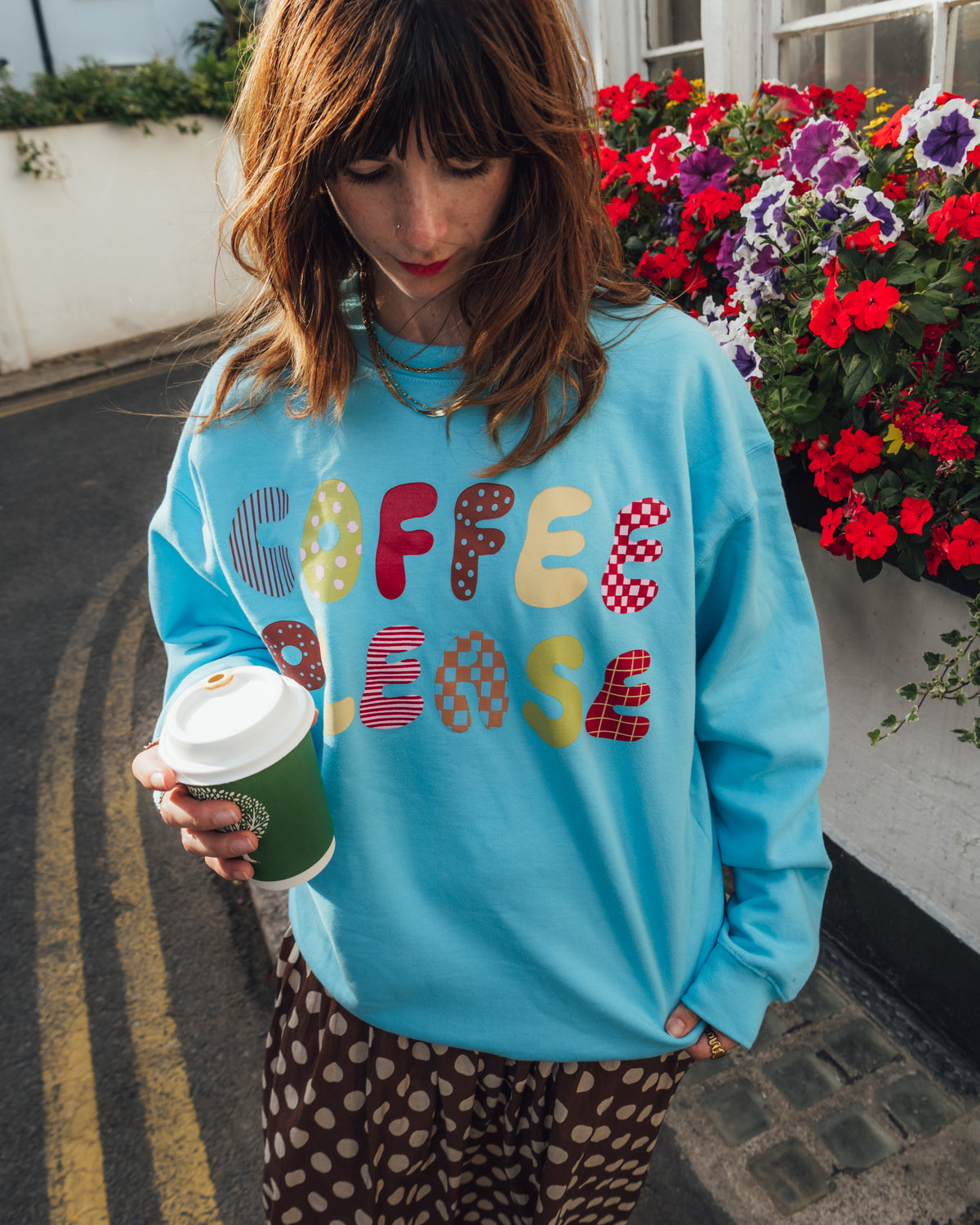 The Coffee Please Oversized Sweatshirt