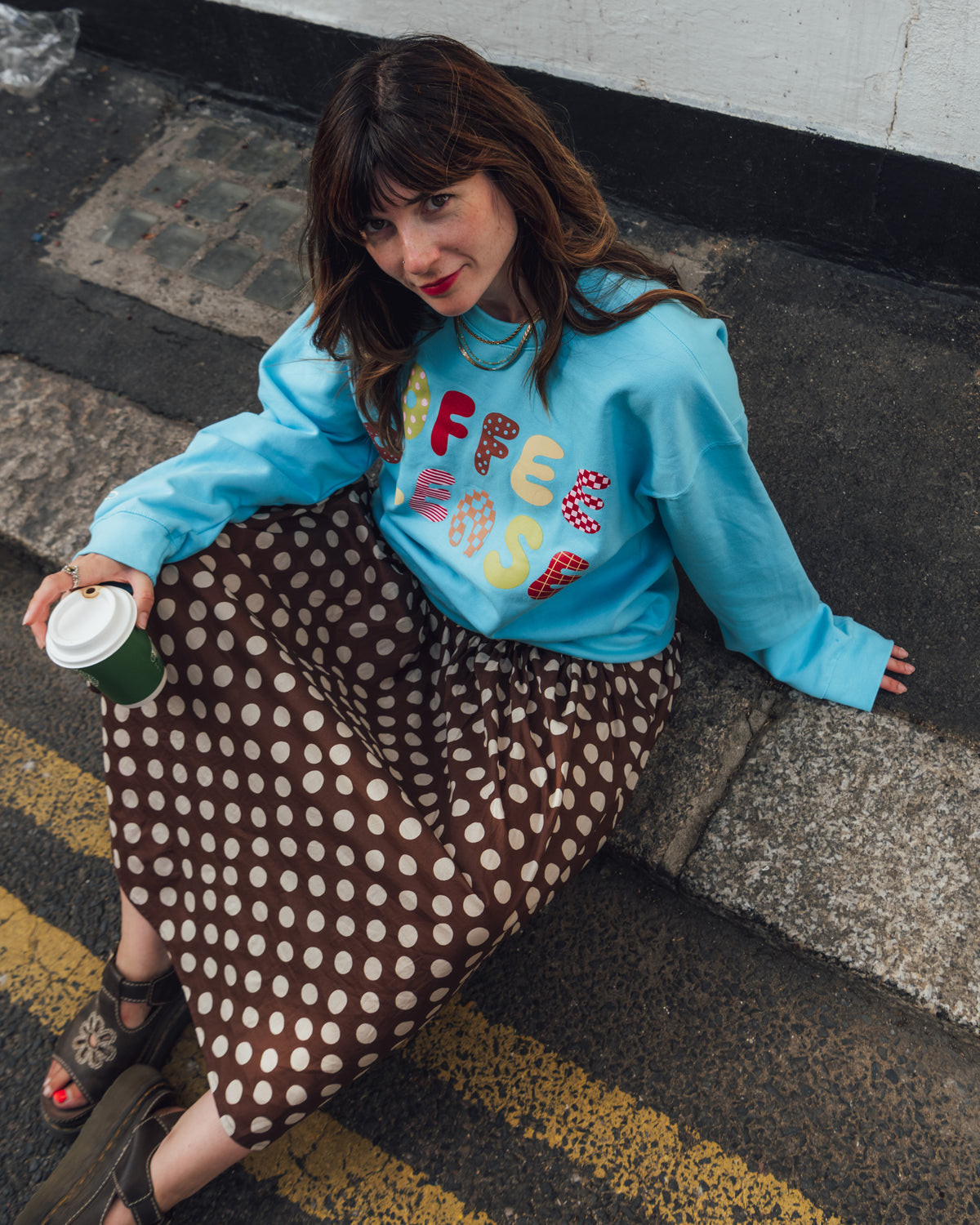 The Coffee Please Oversized Sweatshirt