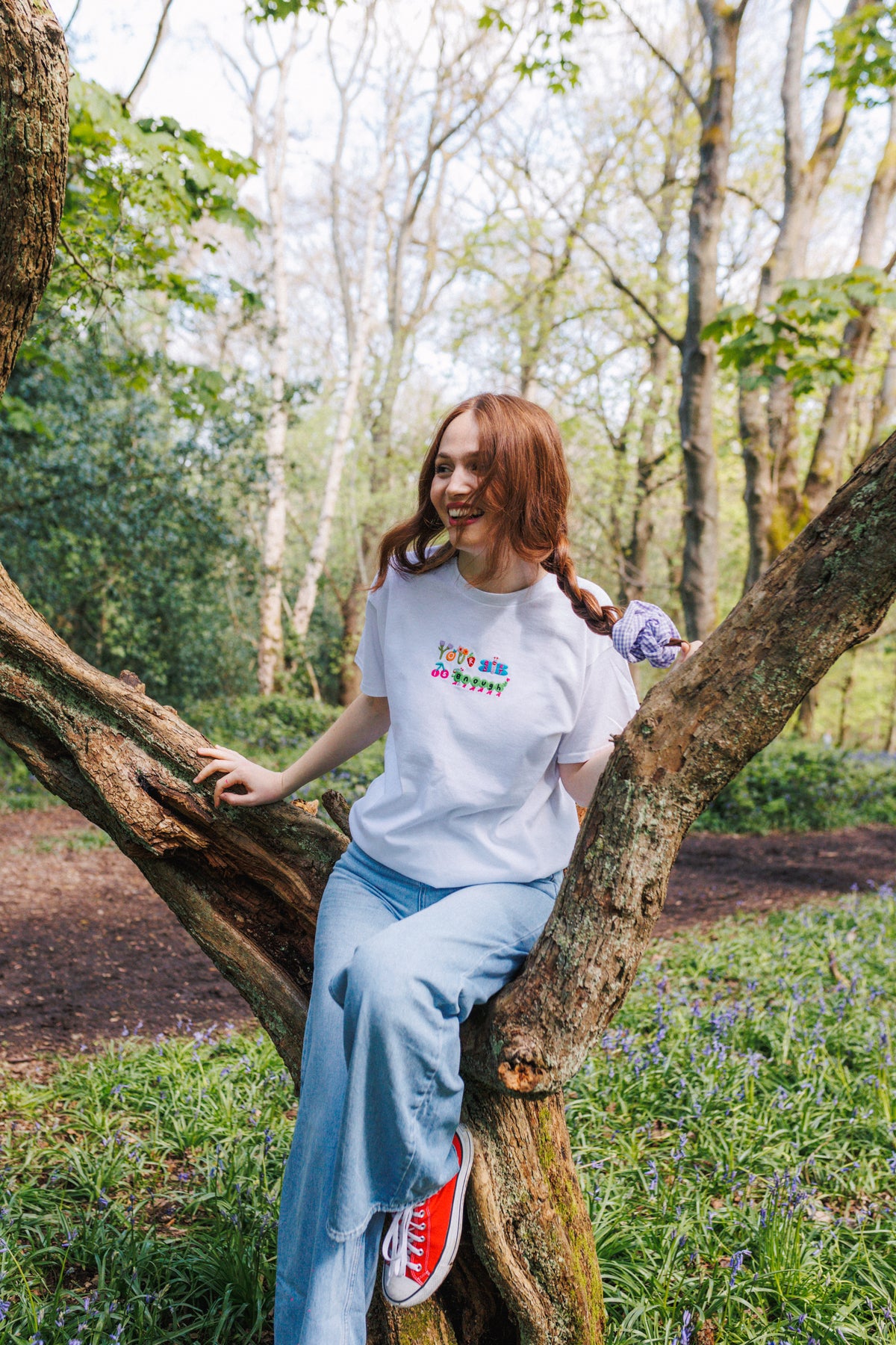 Your Best Is Enough Embroidered T-Shirt