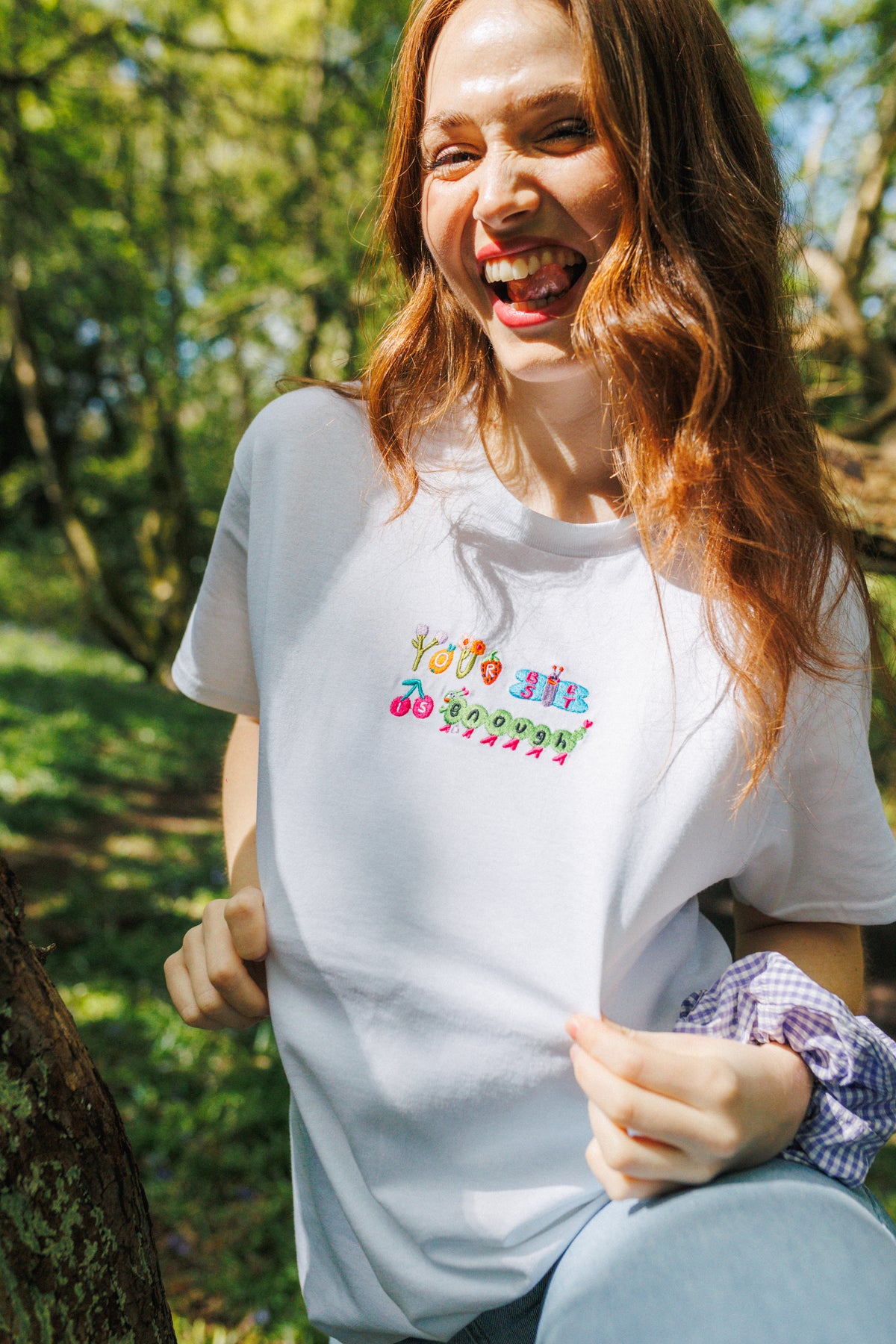 Your Best Is Enough Embroidered T-Shirt