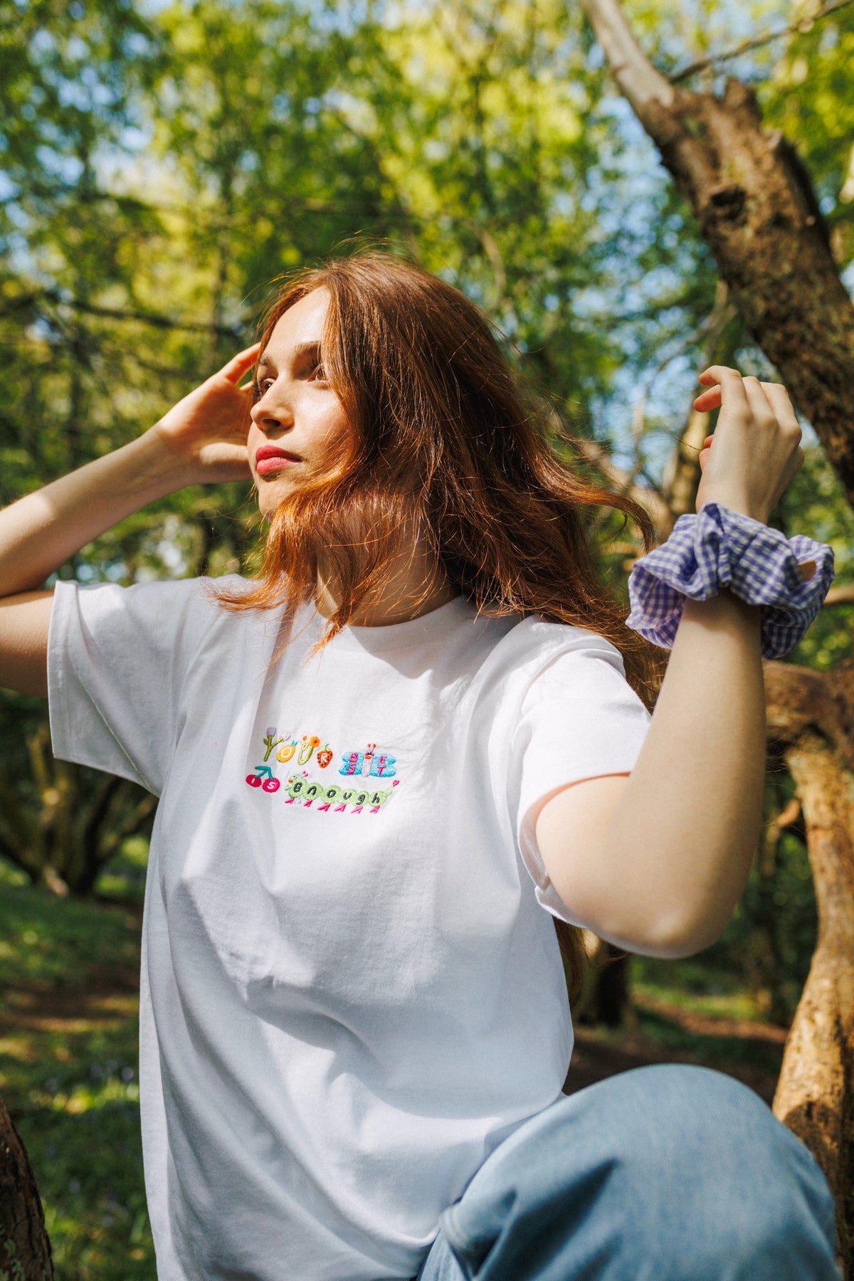 Your Best Is Enough Embroidered T-Shirt