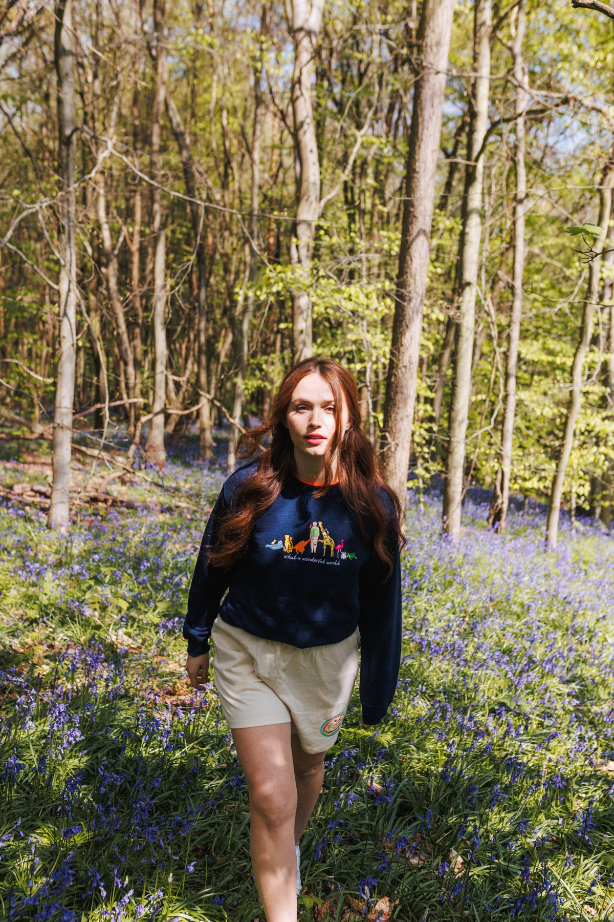 David Attenborough What A Wonderful World Embroidered Sweatshirt