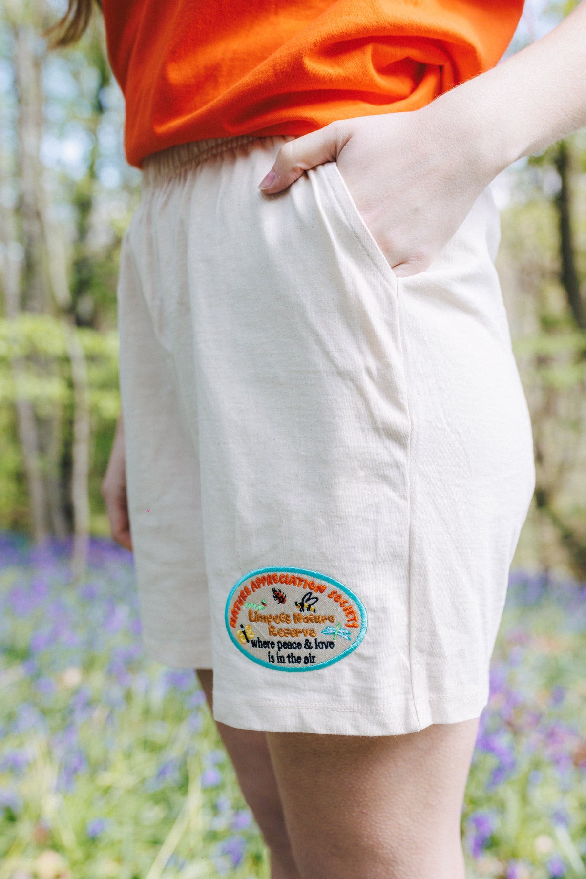 Limpet Store Nature Reserve Embroidered Shorts