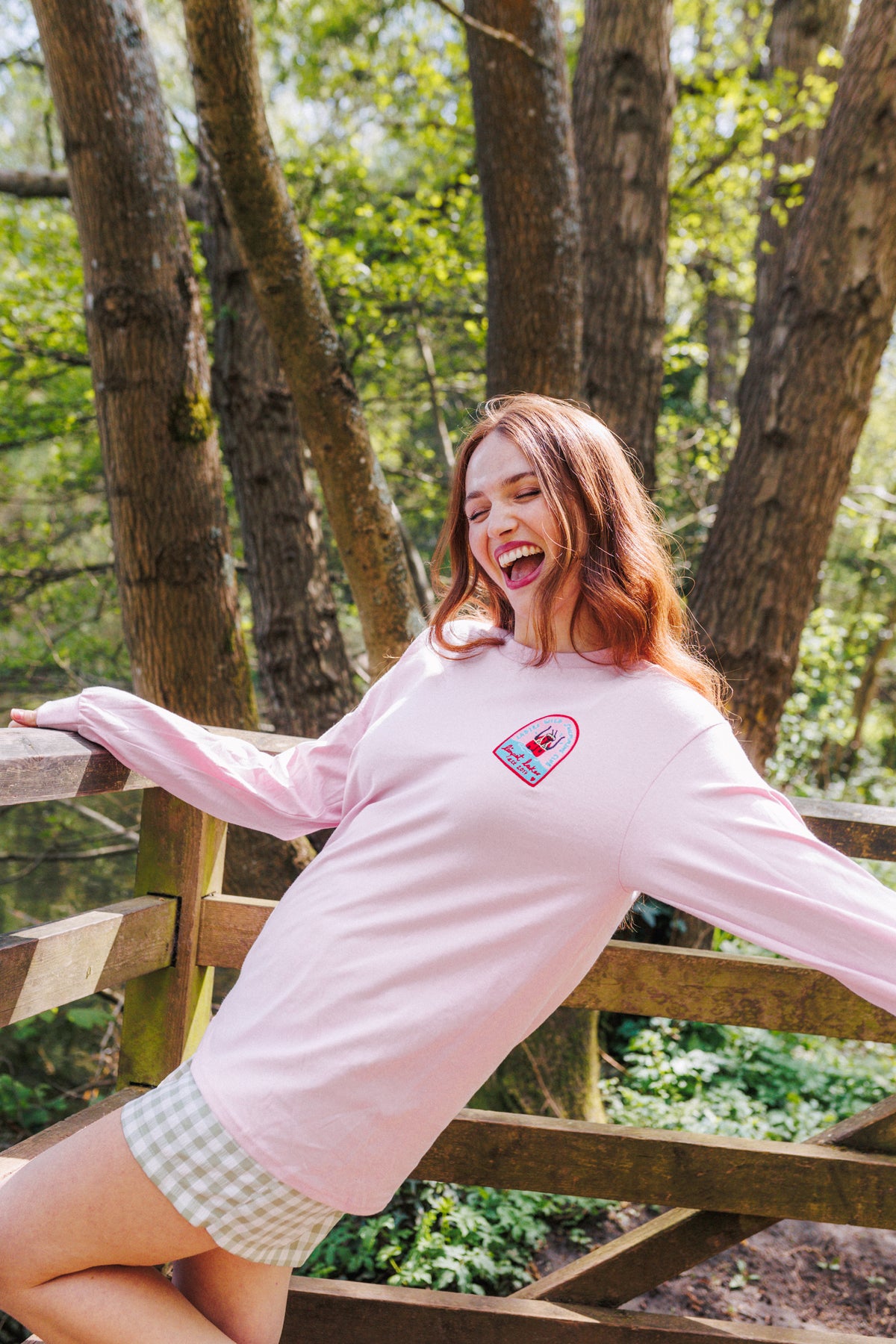 Ladybird Swim Club Embroidered Long Sleeve Top