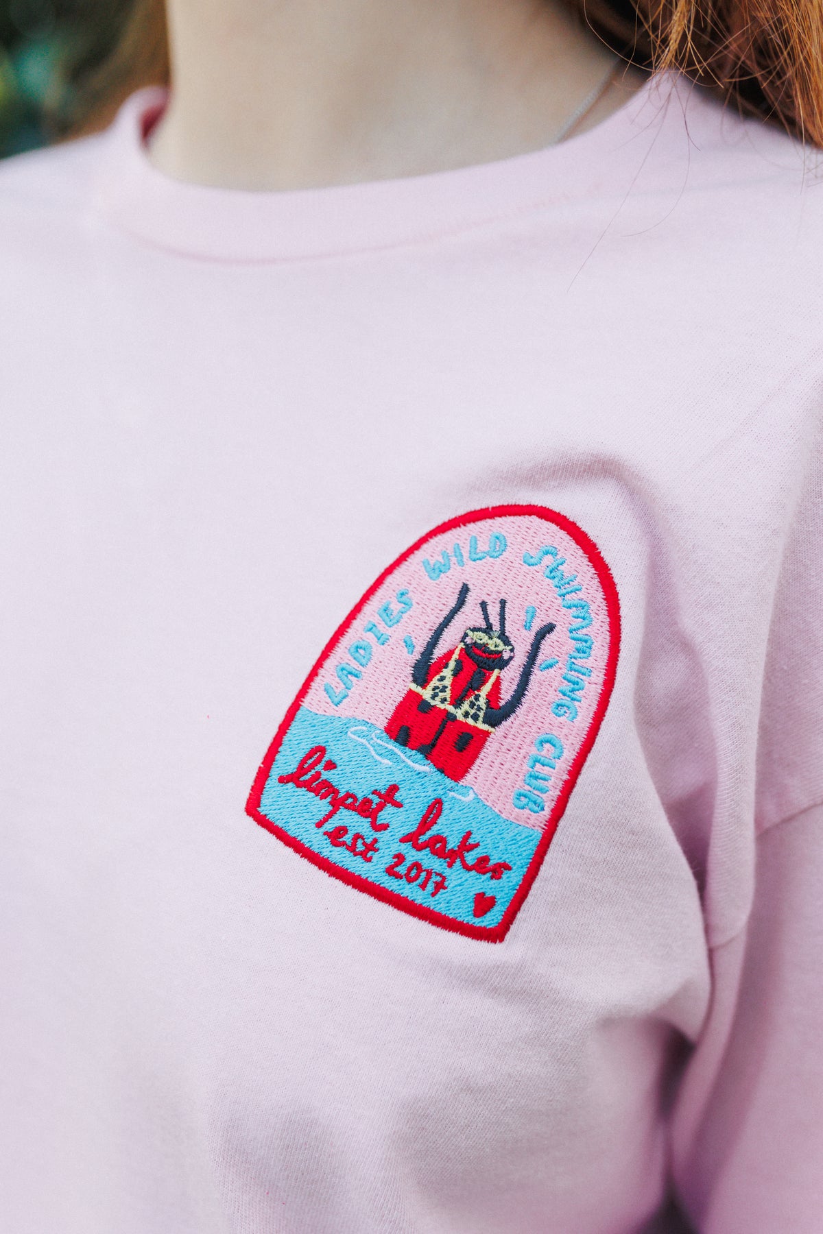 Ladybird Swim Club Embroidered Long Sleeve Top