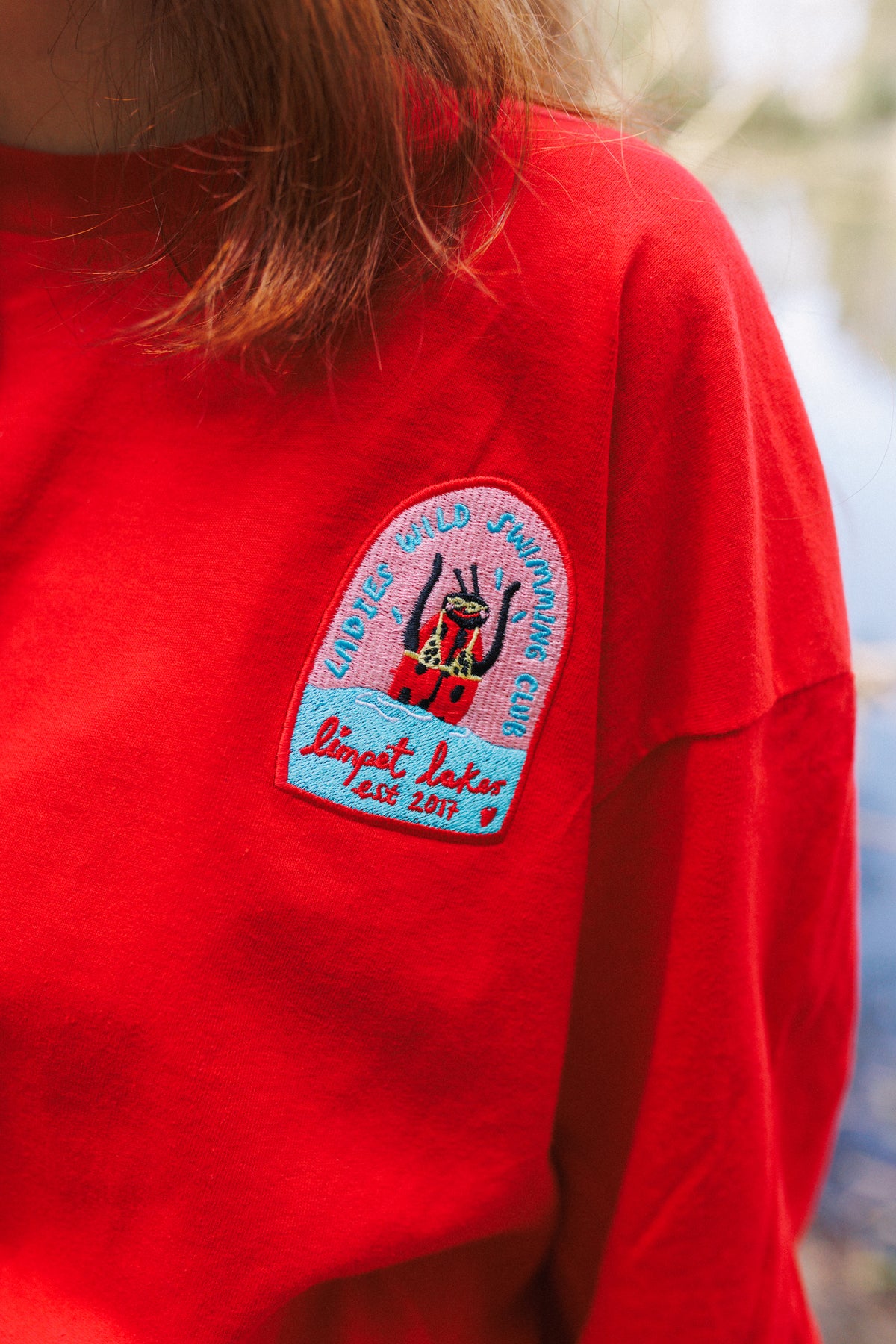 Ladybird Swim Club Embroidered Long Sleeve Top