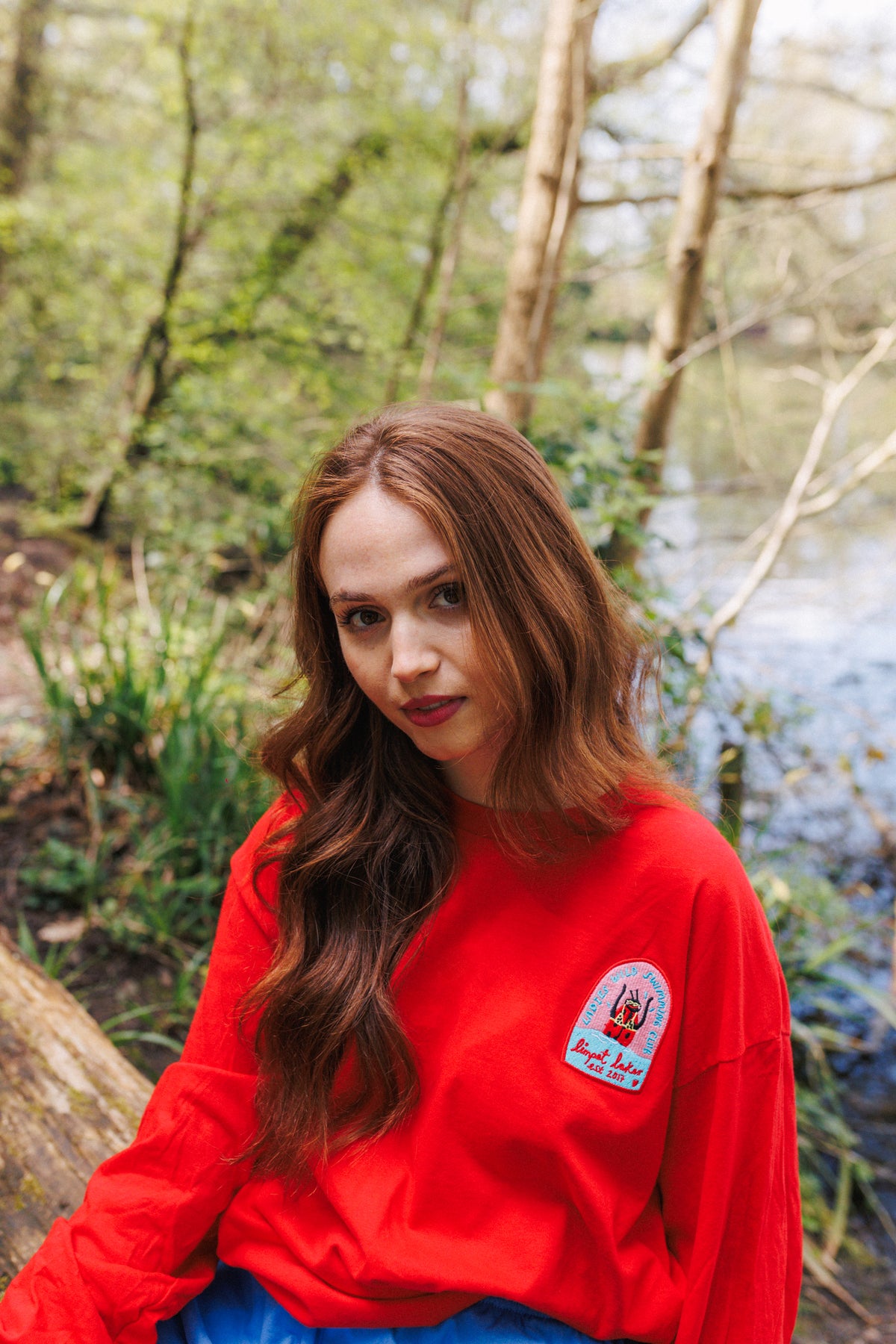 Ladybird Swim Club Embroidered Long Sleeve Top