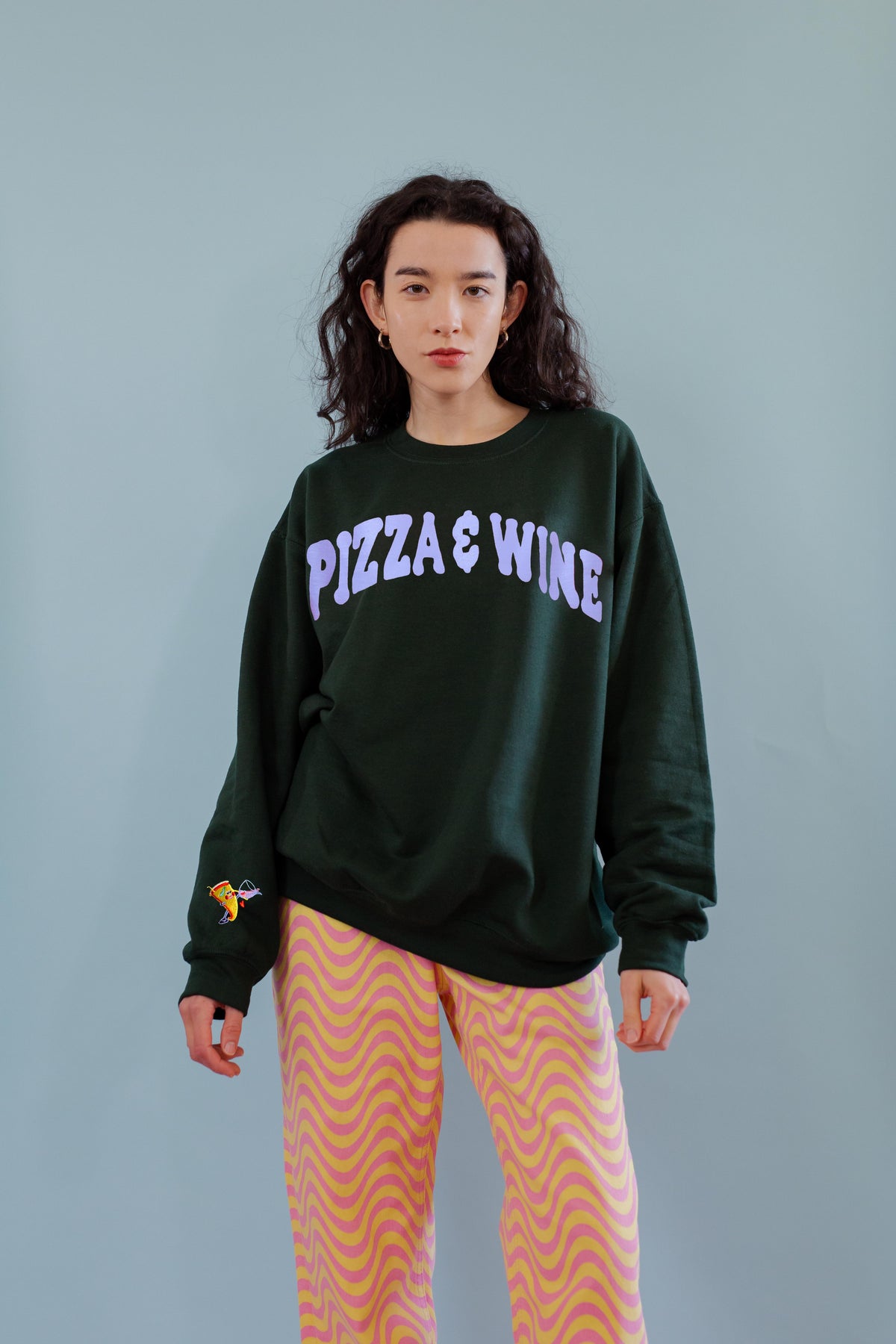 The Pizza &amp; Wine Oversized Sweatshirt