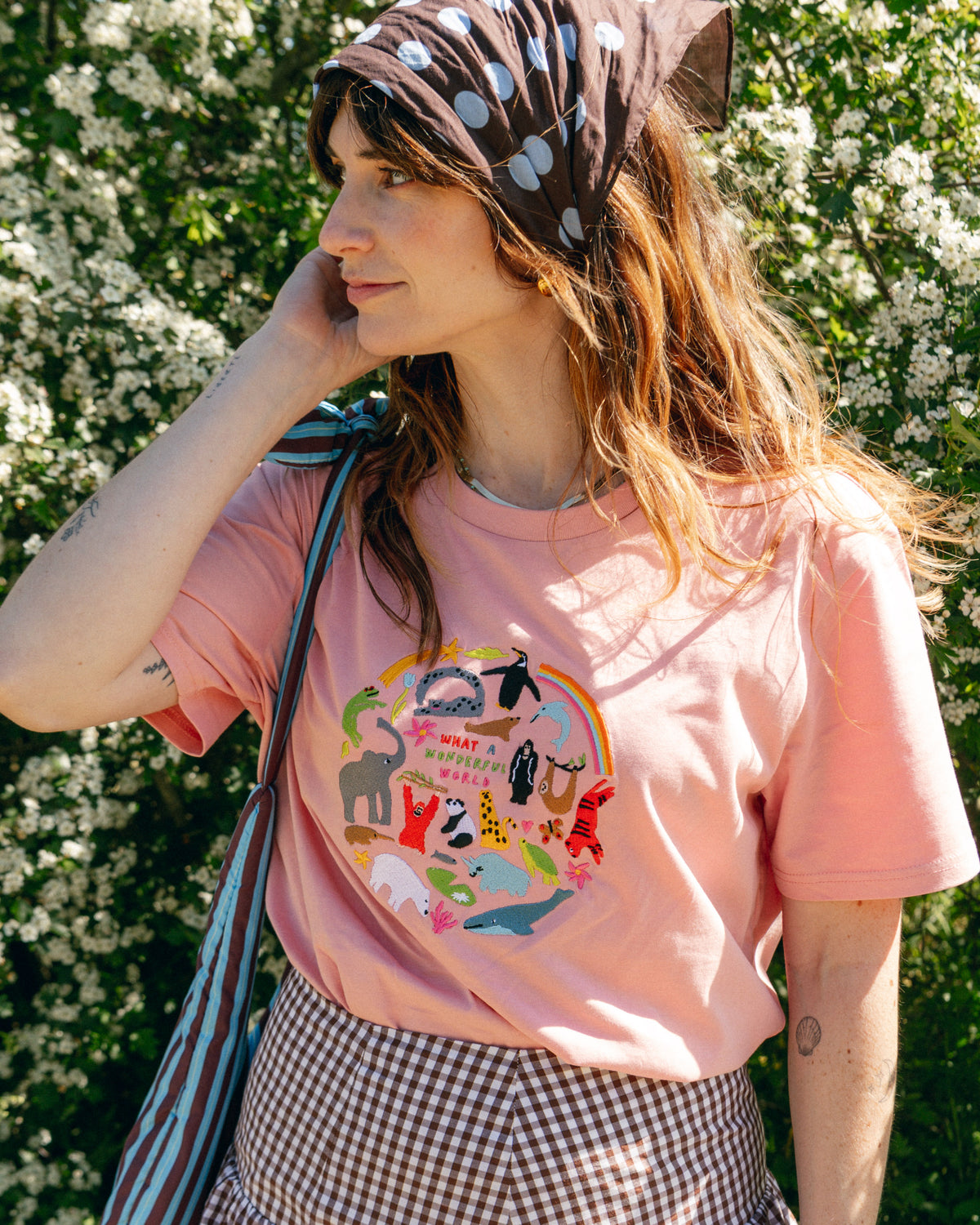 Limpet X WWF Wonderful World Embroidered Animals T-Shirt