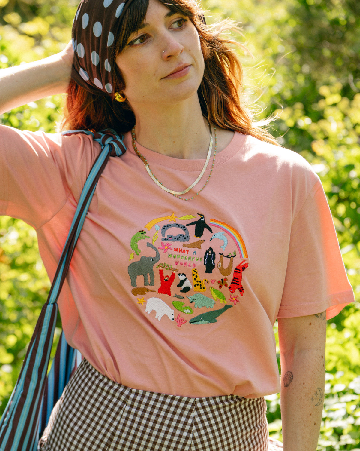Limpet X WWF Wonderful World Embroidered Animals T-Shirt