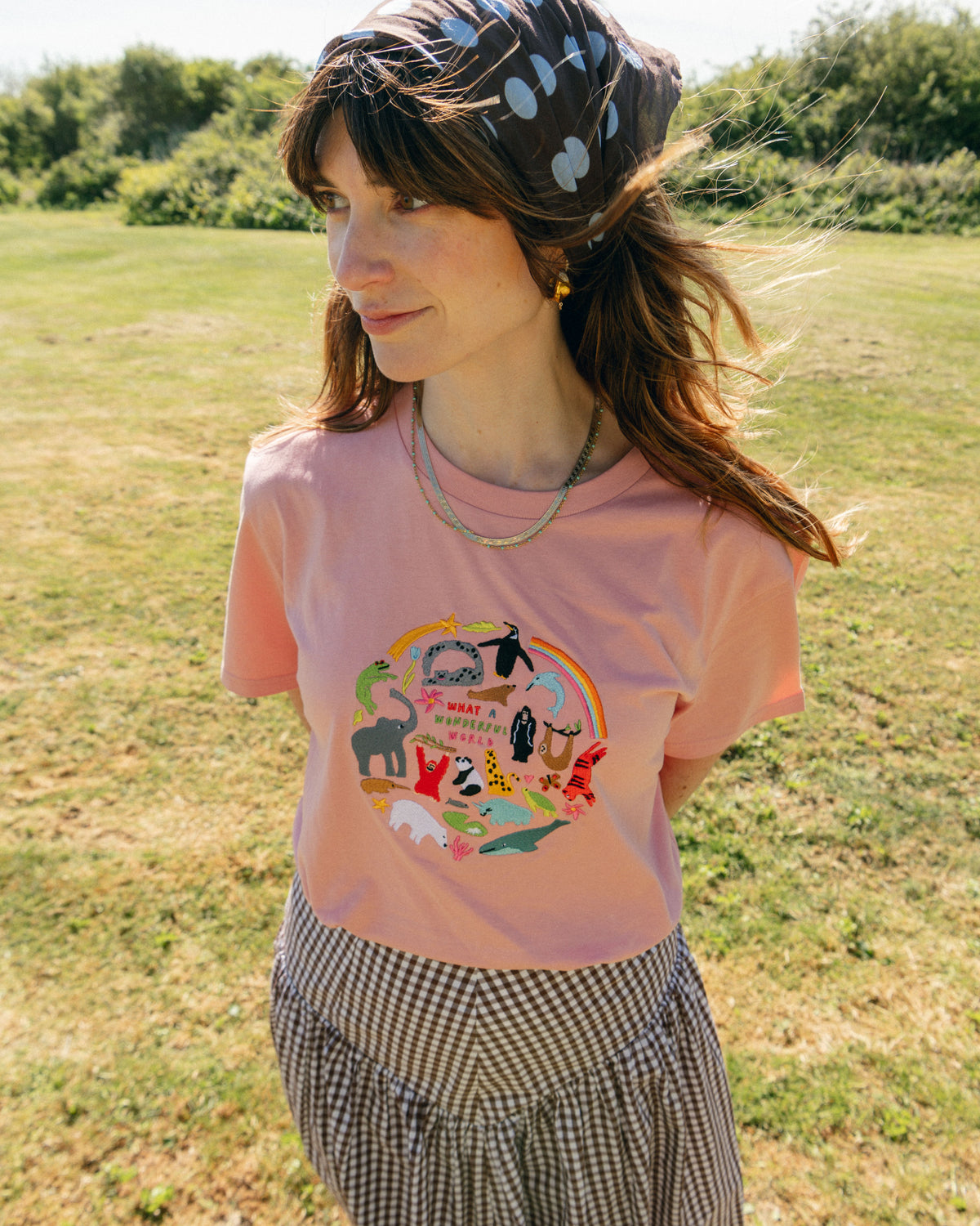 Limpet X WWF Wonderful World Embroidered Animals T-Shirt