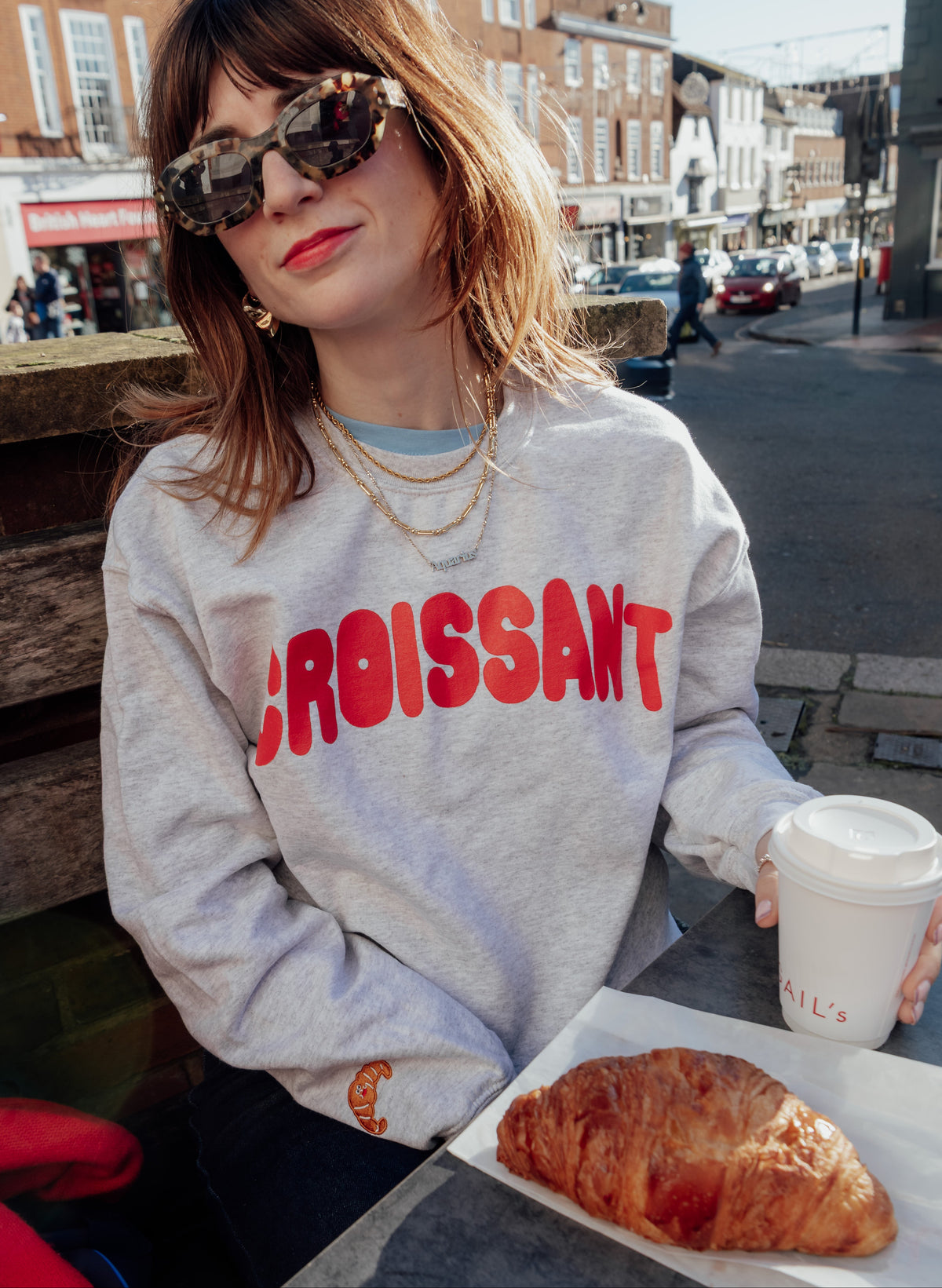 The Croissant Oversized Sweatshirt