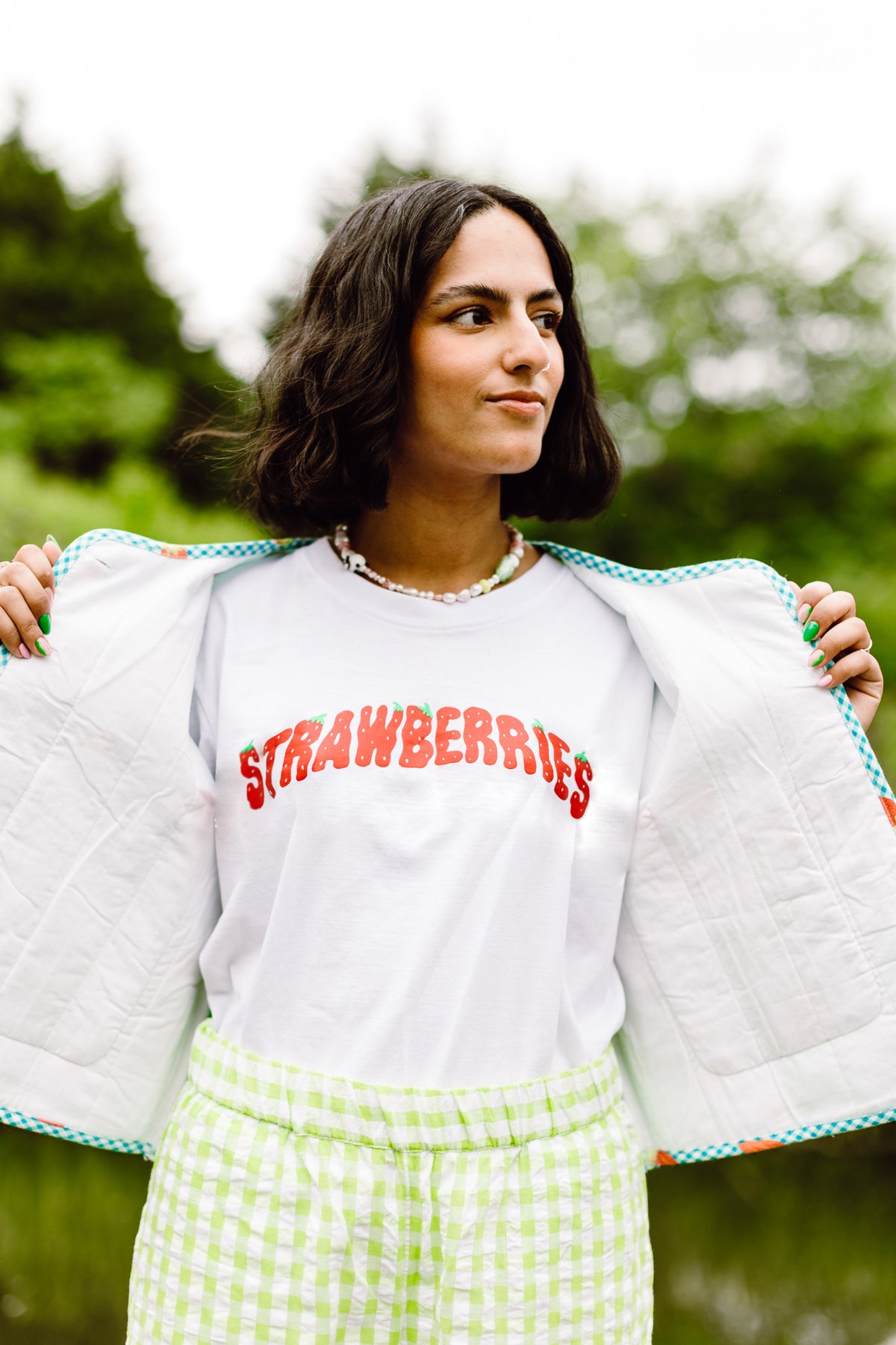 The Strawberries 90's Baby Tee