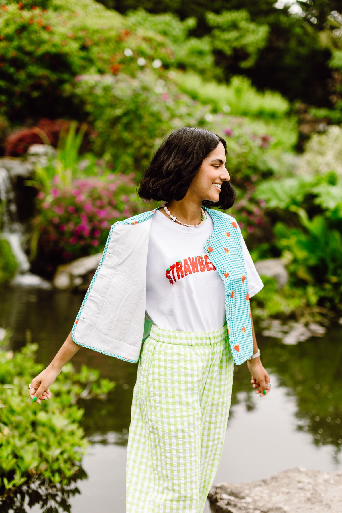 The Strawberries 90's Baby Tee