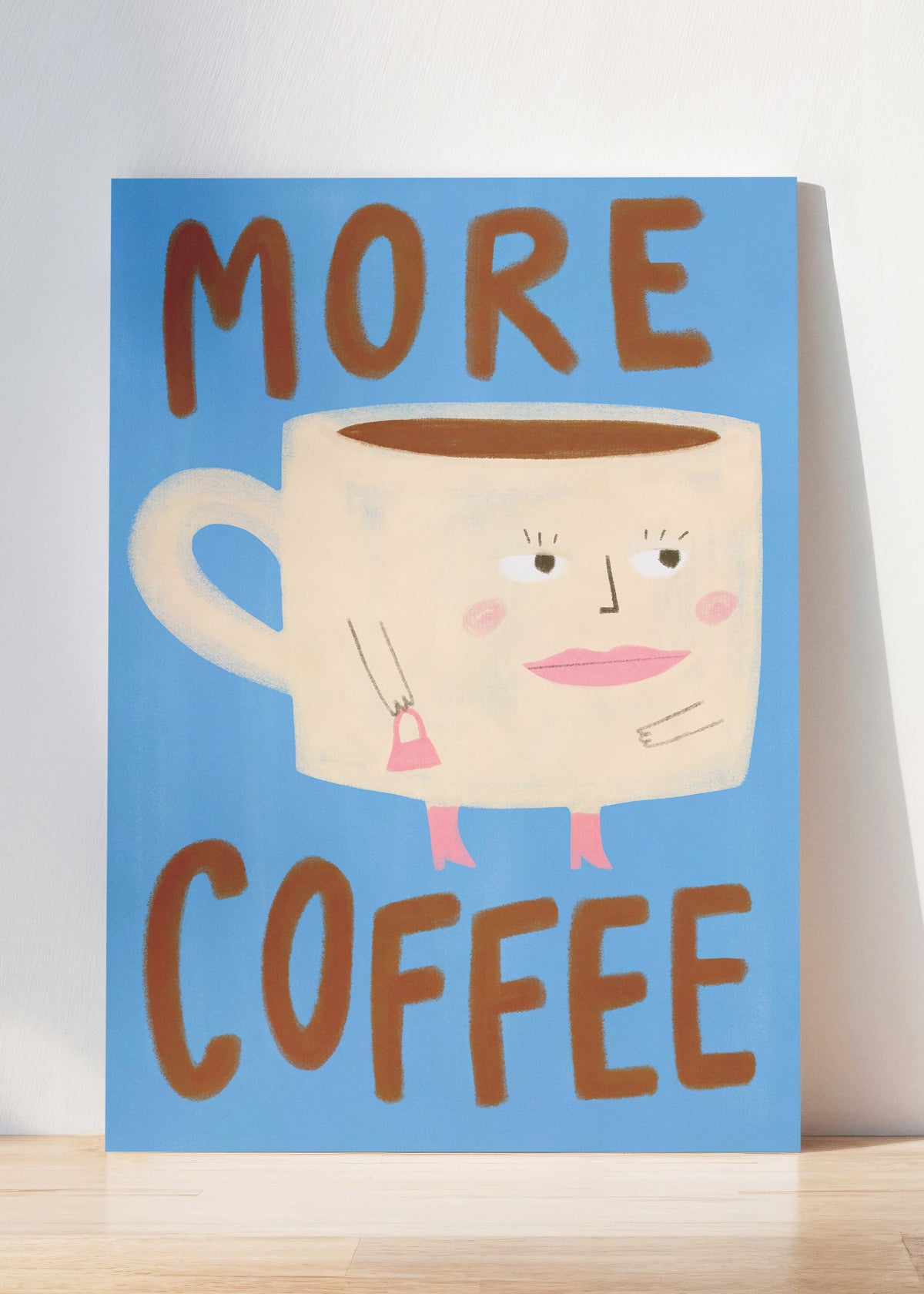 More Coffee Wall Print