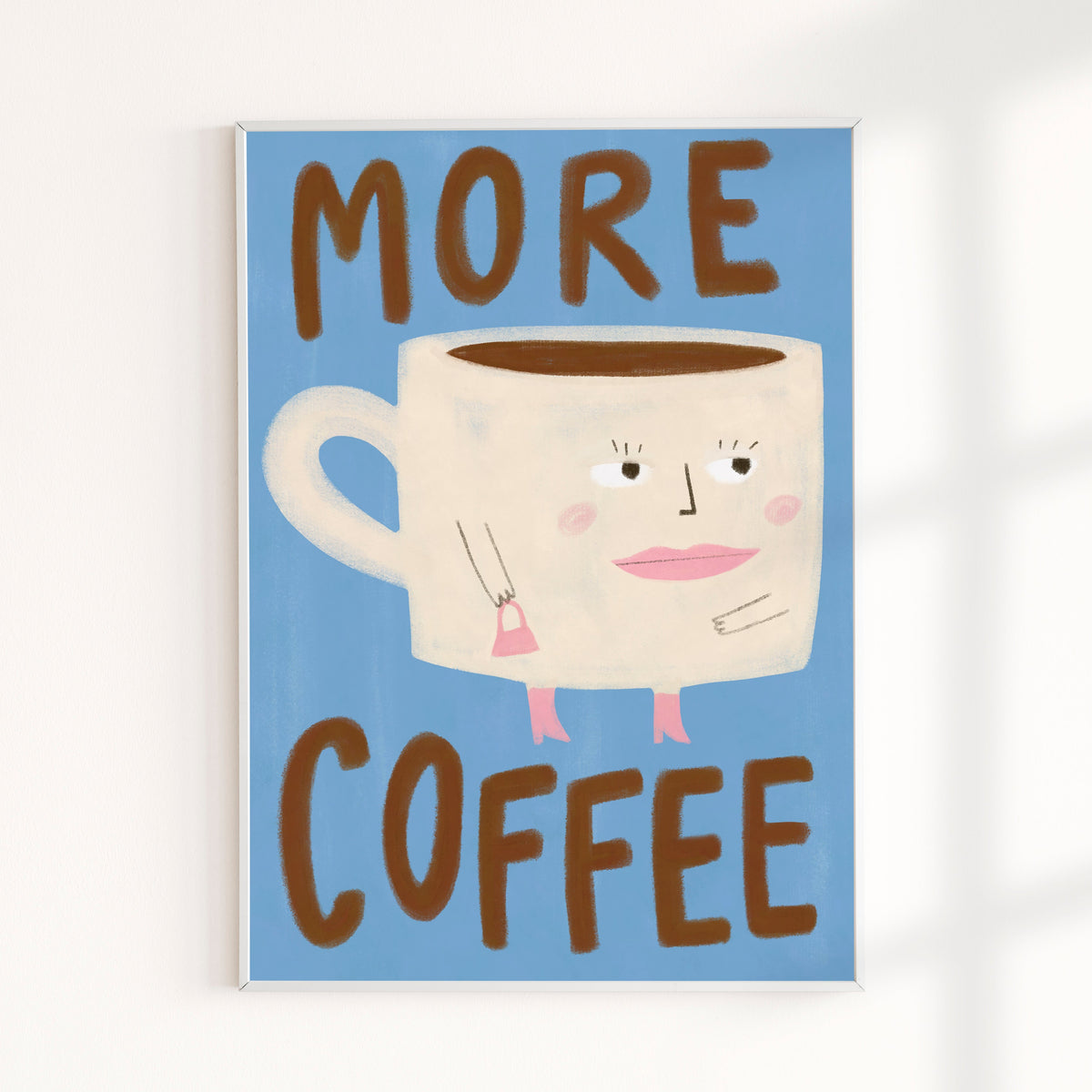 More Coffee Wall Print