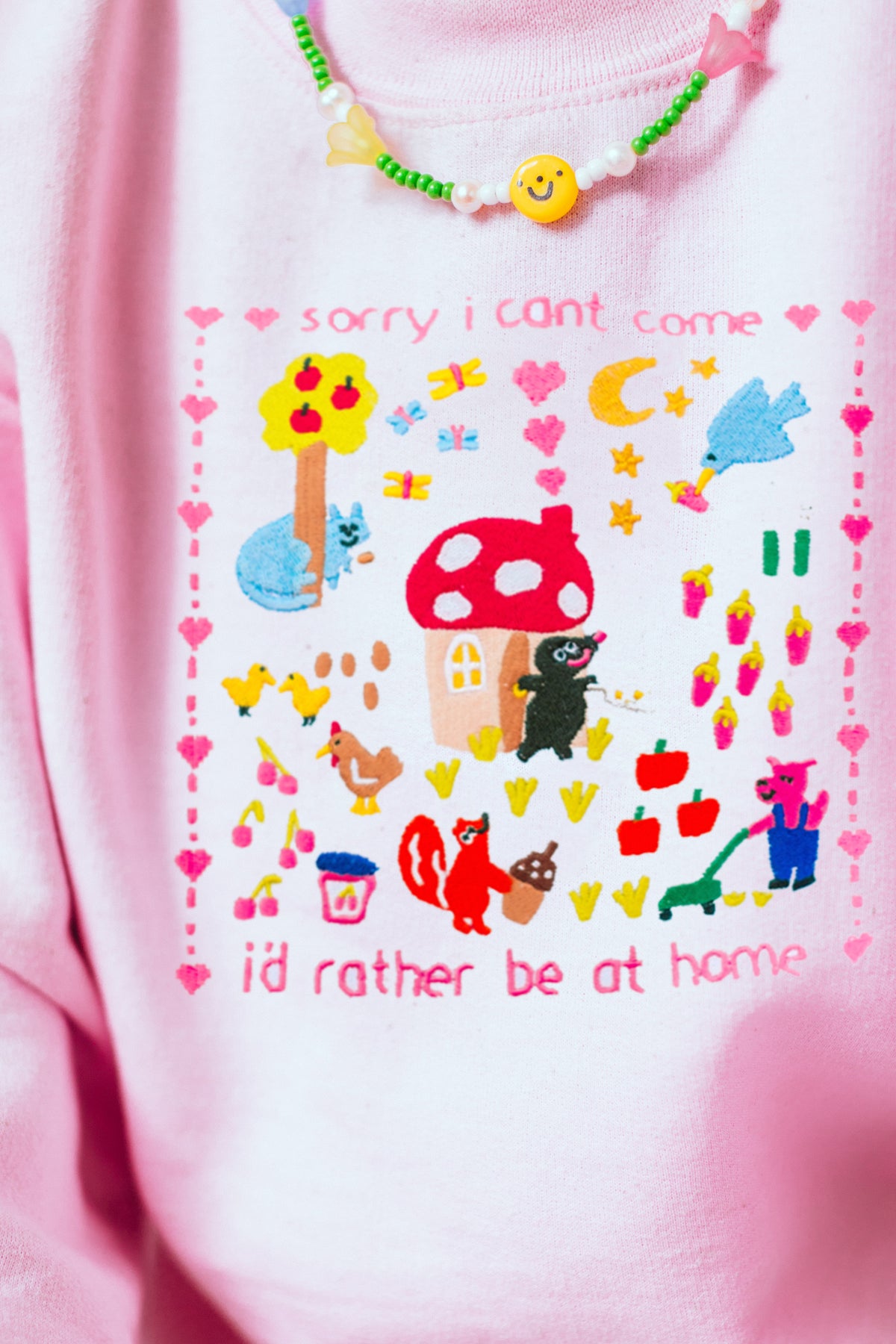 Cosy Mole Embroidered Sweatshirt