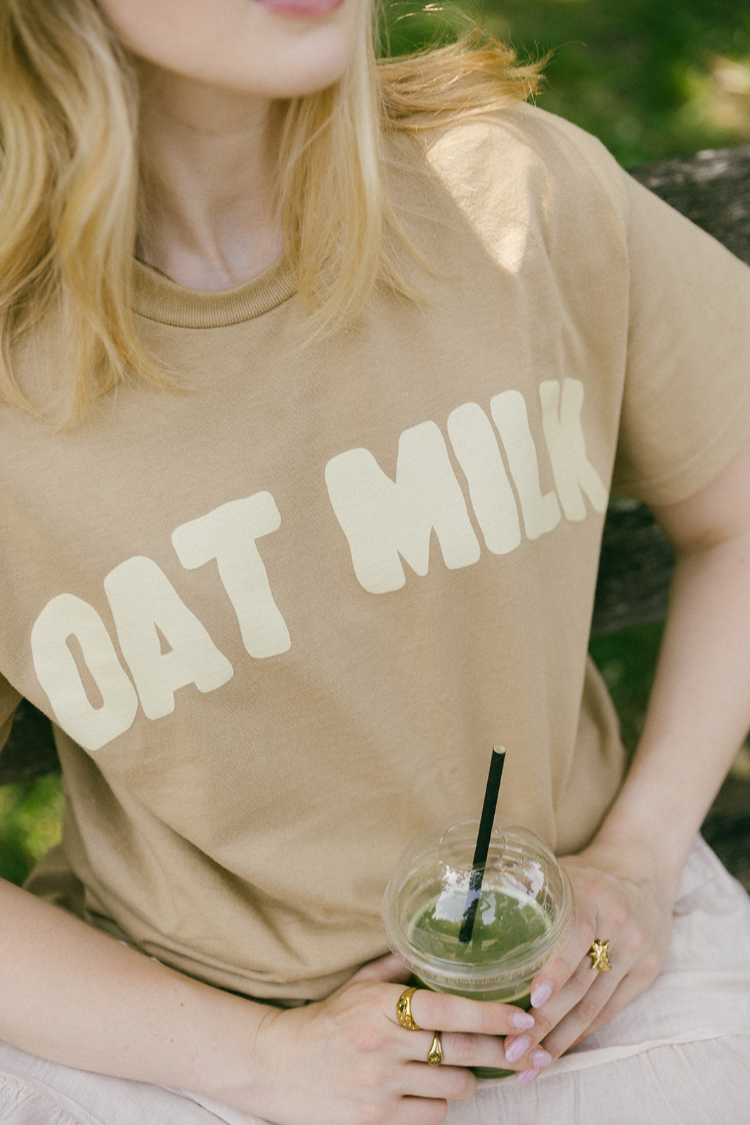 The Oat Milk Oversized T-Shirt