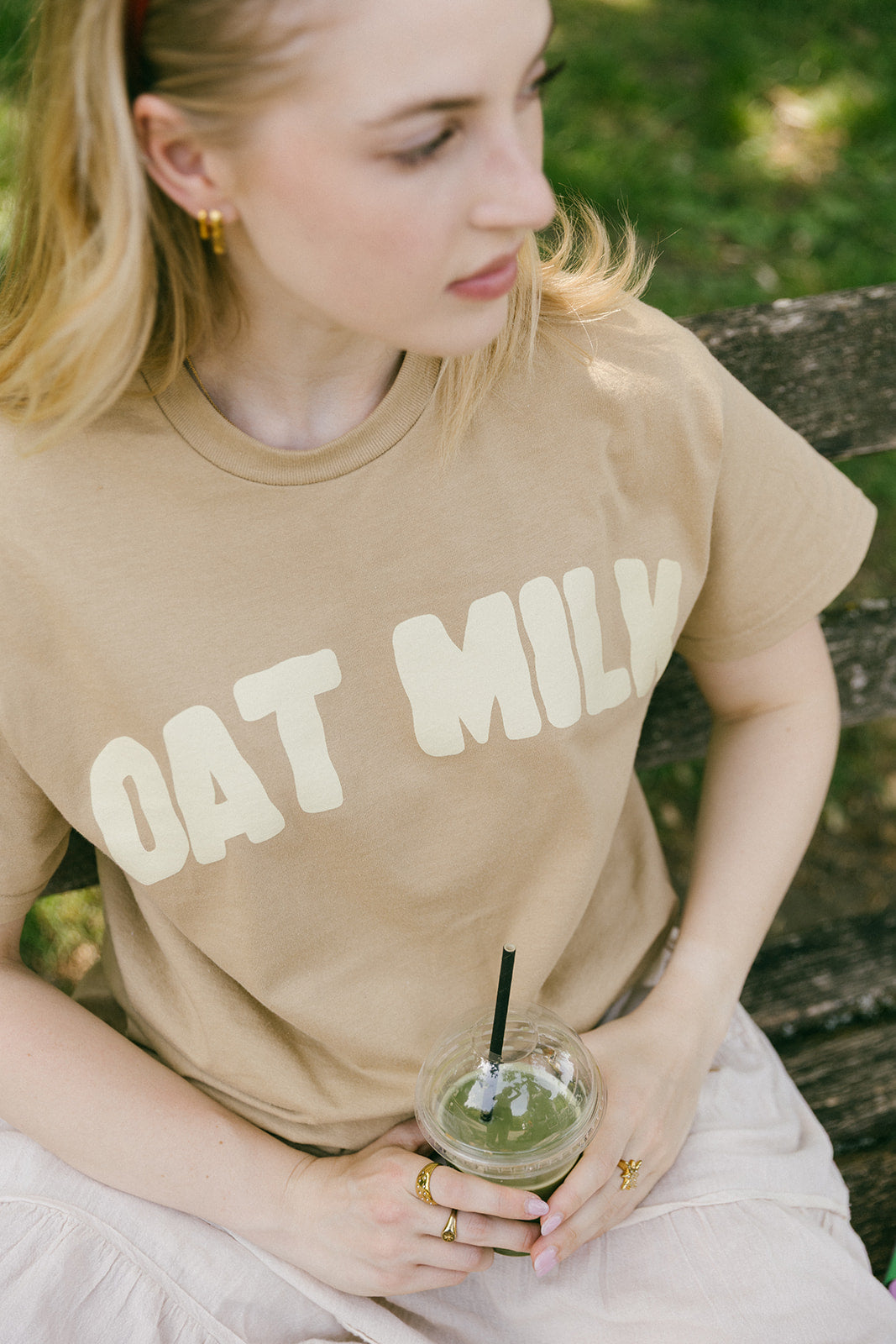 The Oat Milk Oversized T-Shirt