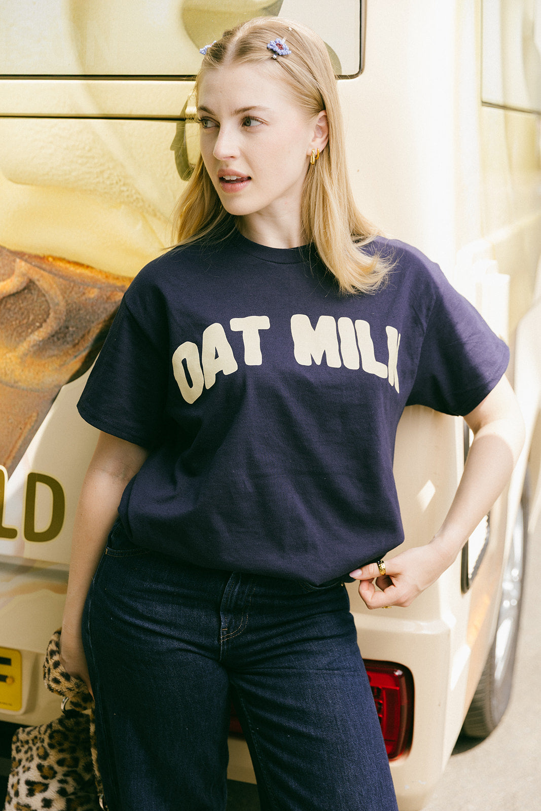 The Oat Milk Oversized T-Shirt