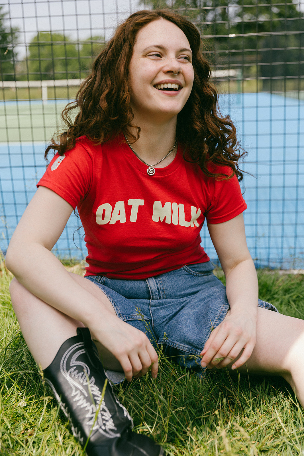The Oat Milk 90's Baby Tee