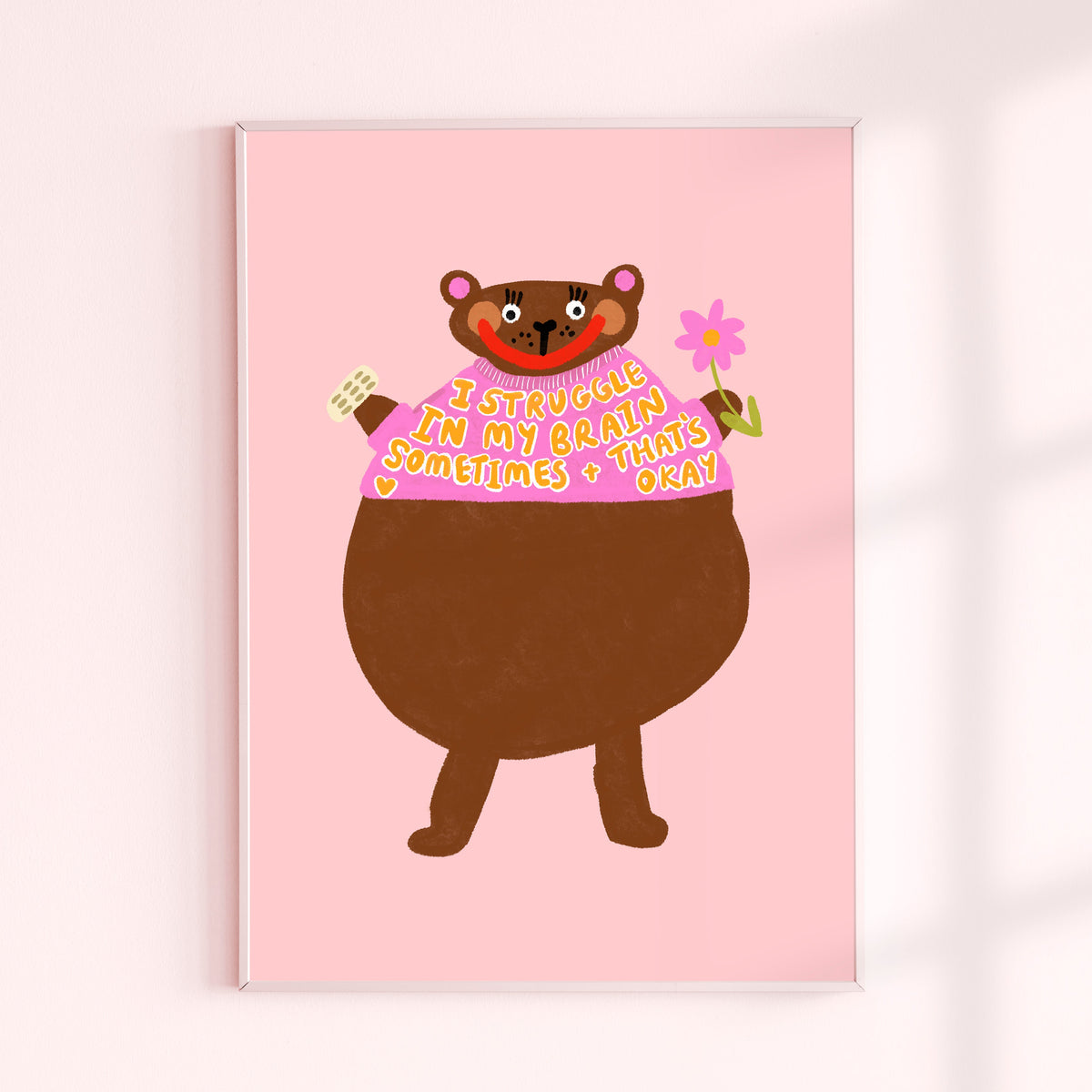 Teddy Bear Wall Print