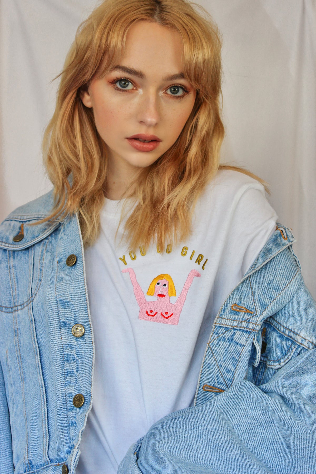 You Go Girl Embroidered T-Shirt