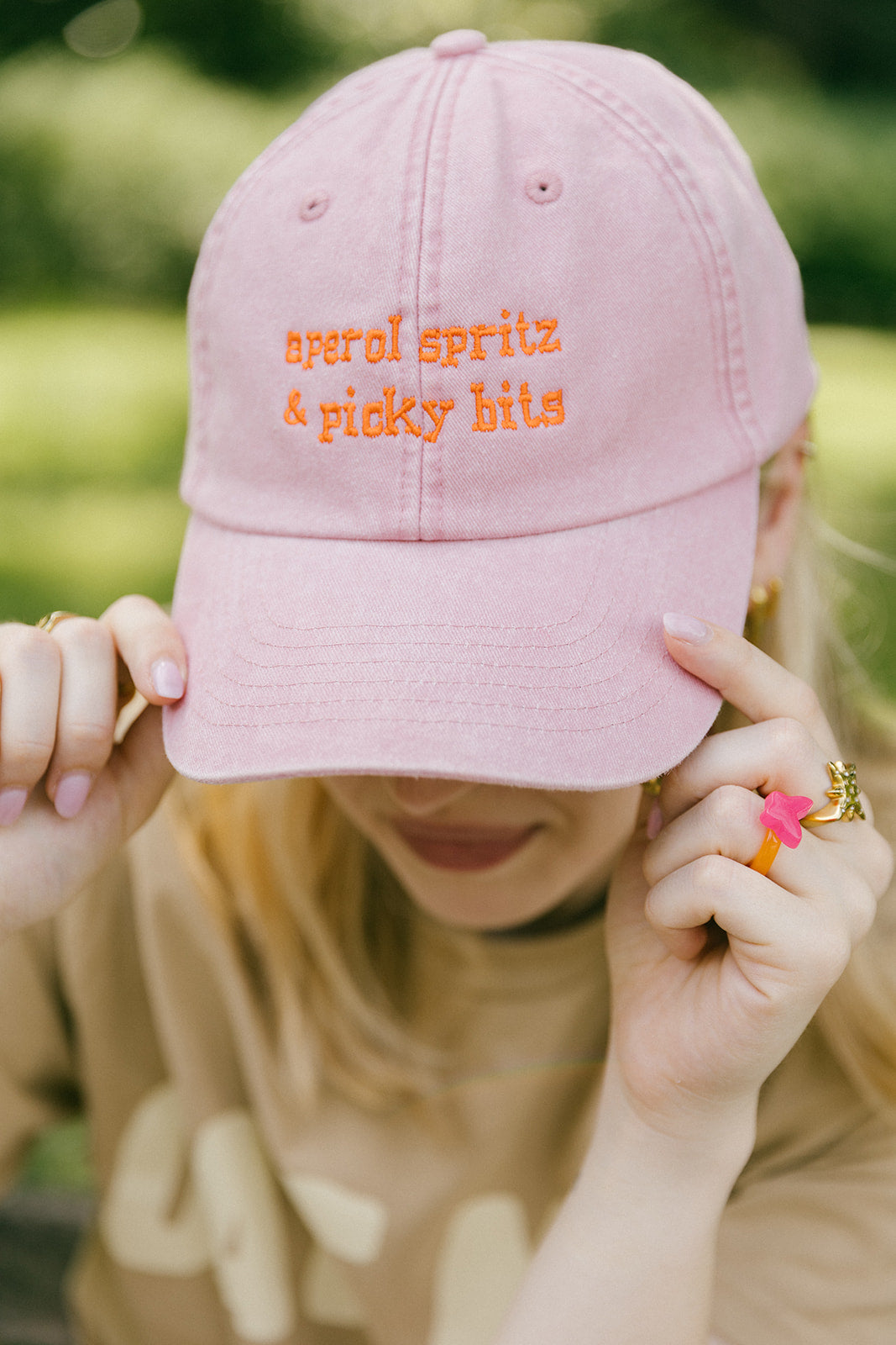 Aperol Spritz & Picky Bits Embroidered Cap