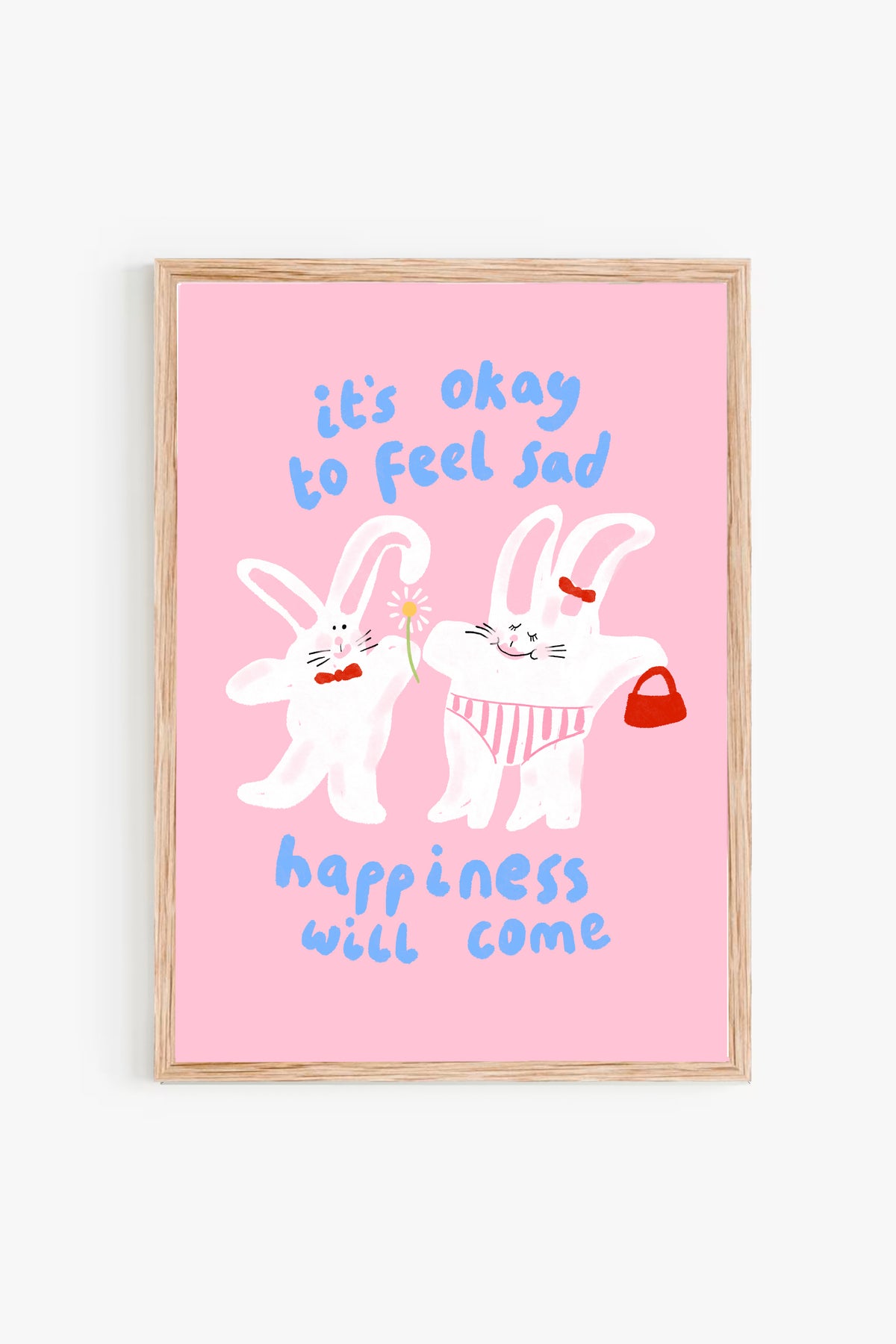 Happy Rabbits Print
