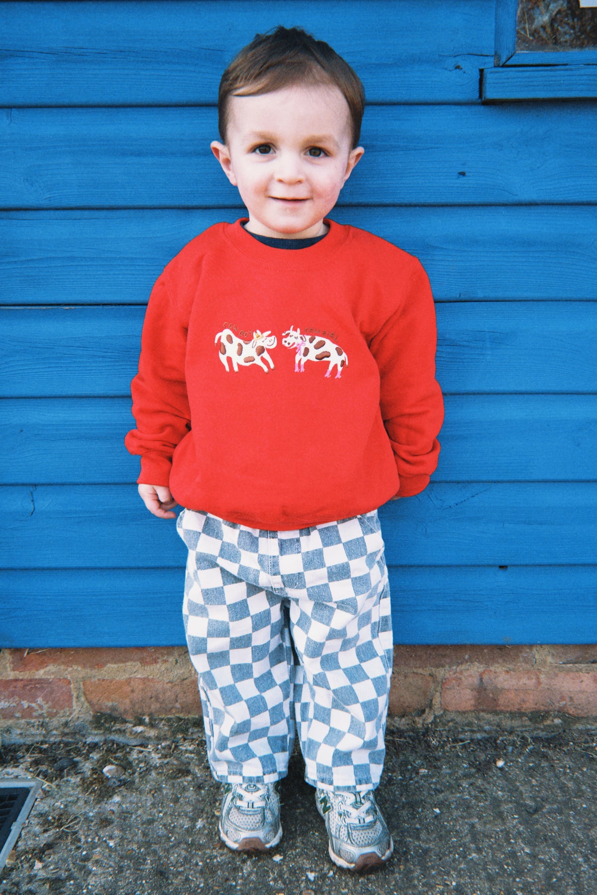 KIDS - Cowboy & Cowgirl Oversized Sweatshirt