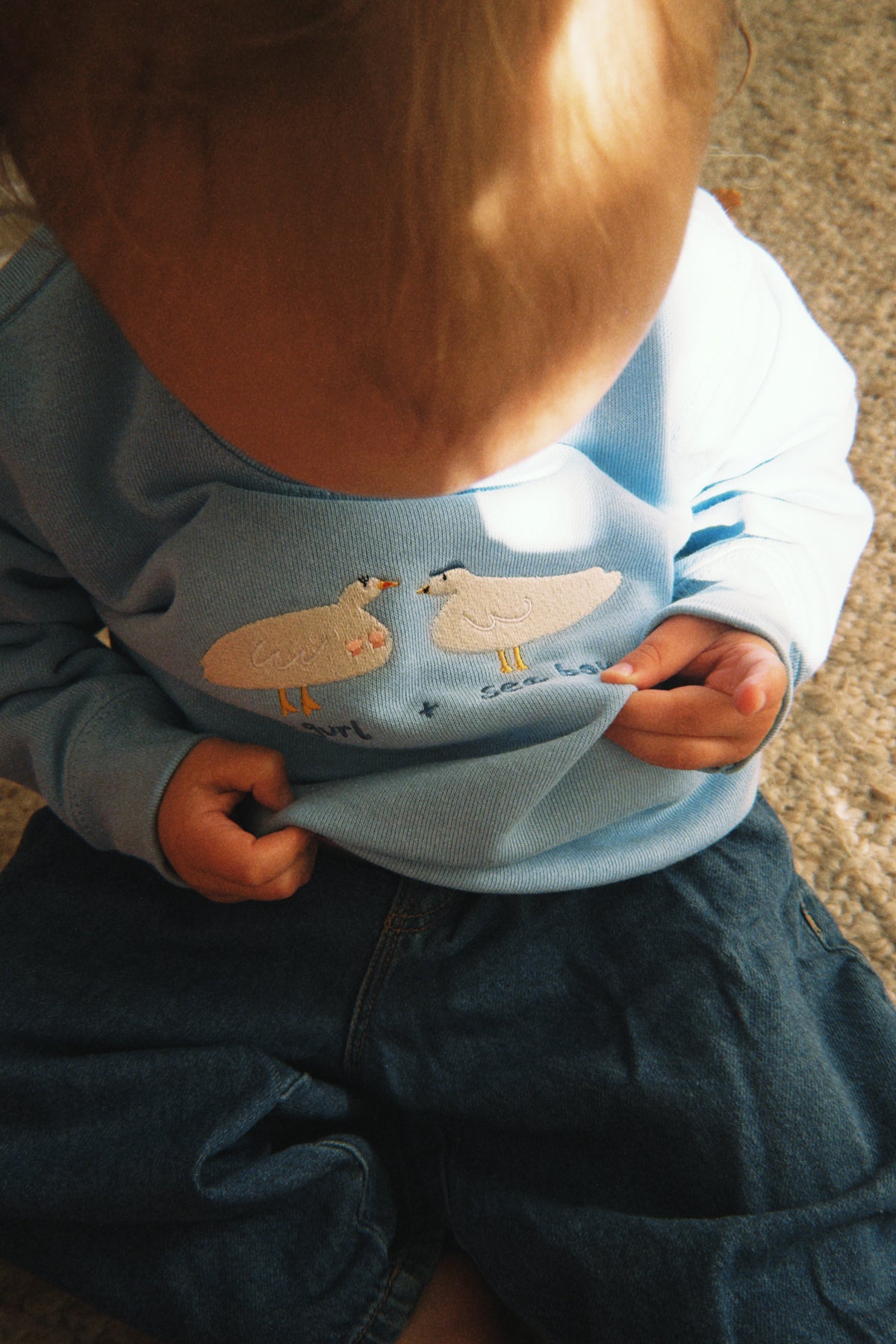 KIDS - Seagurl & Seaboy  Oversized Sweatshirt