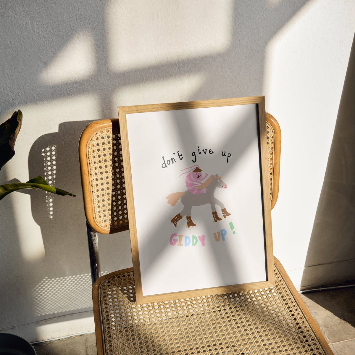 Giddy Up Prawn Wall Print