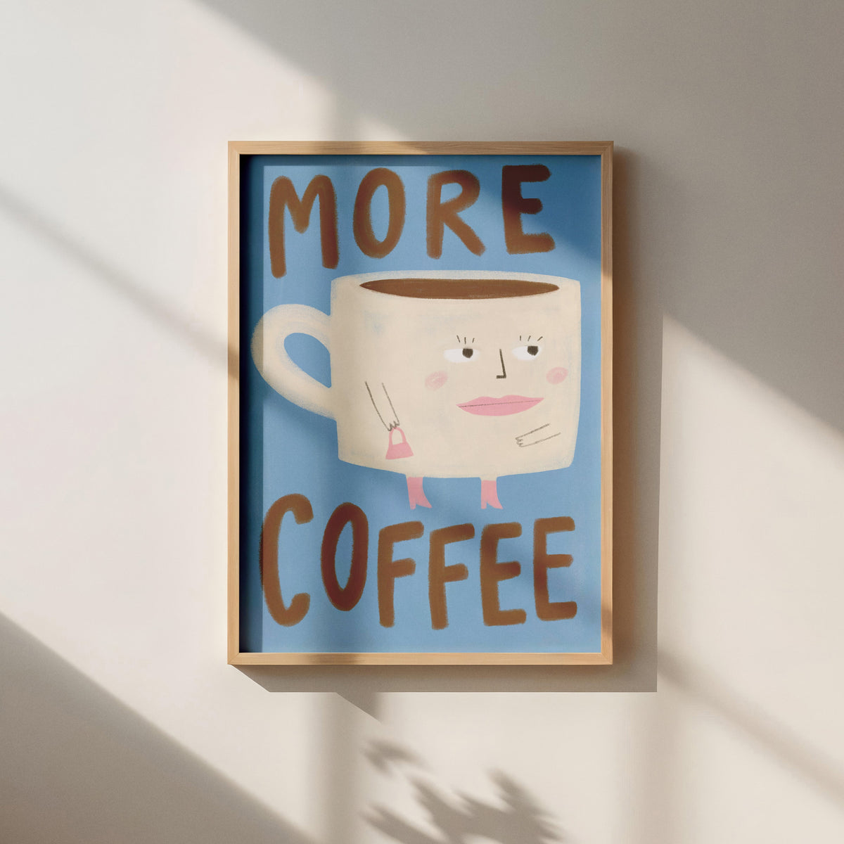 More Coffee Wall Print