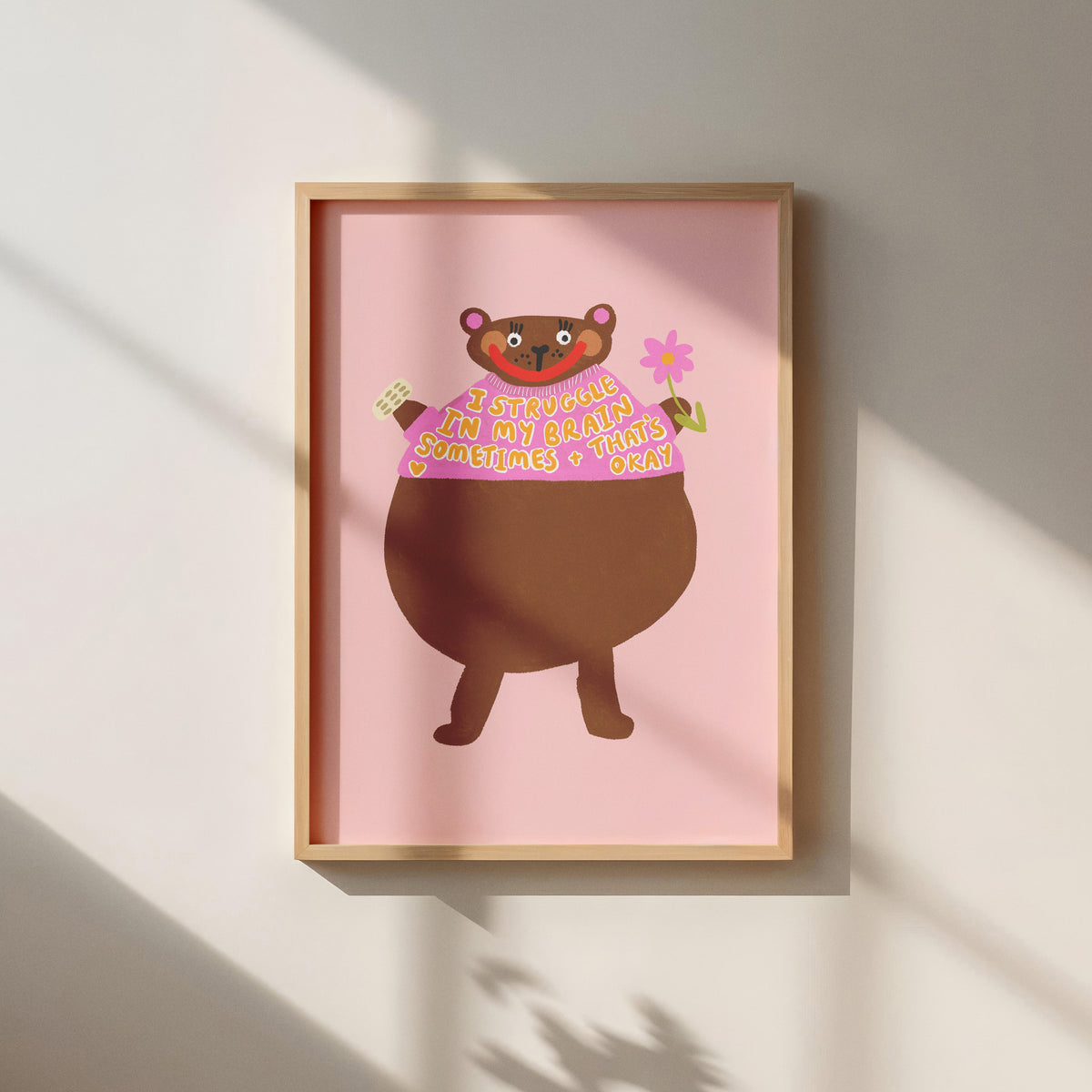 Teddy Bear Wall Print