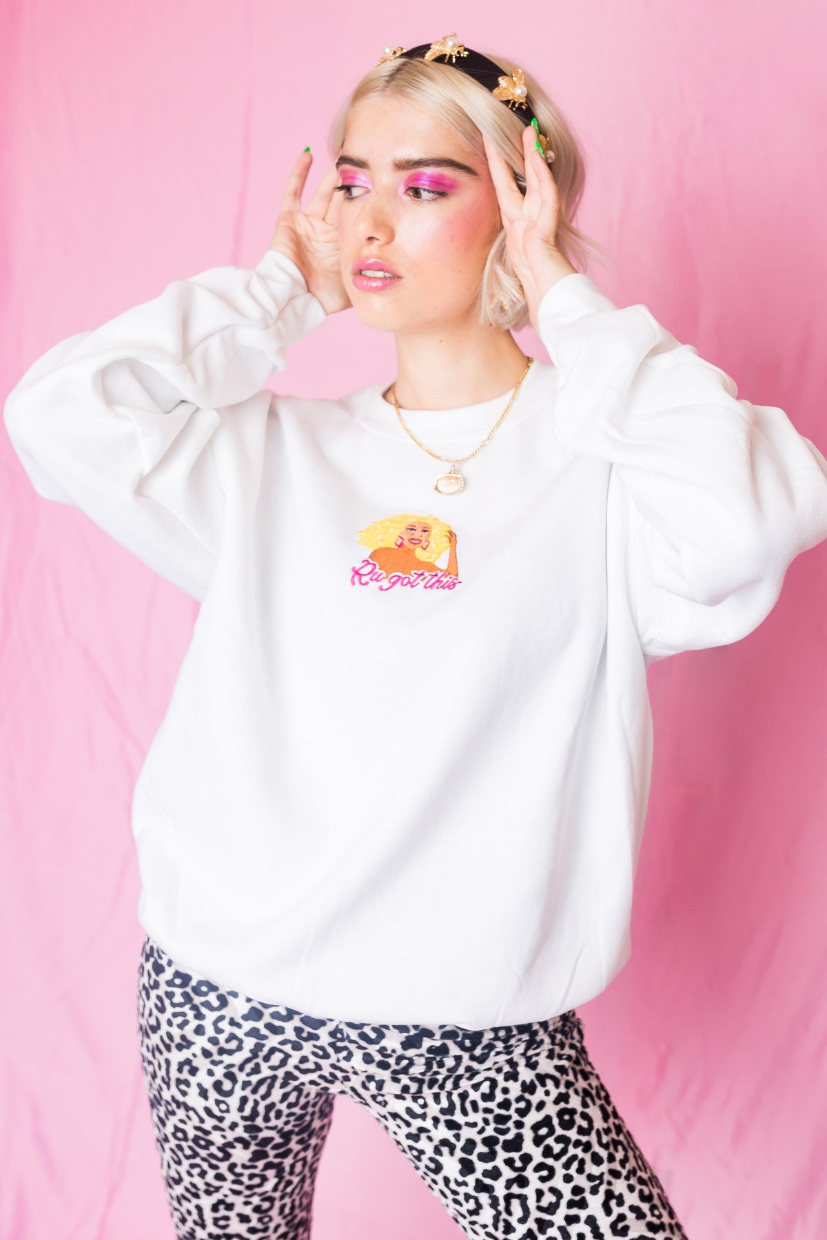 Ru Paul &#39;Ru Got This&#39; Embroidered Sweatshirt