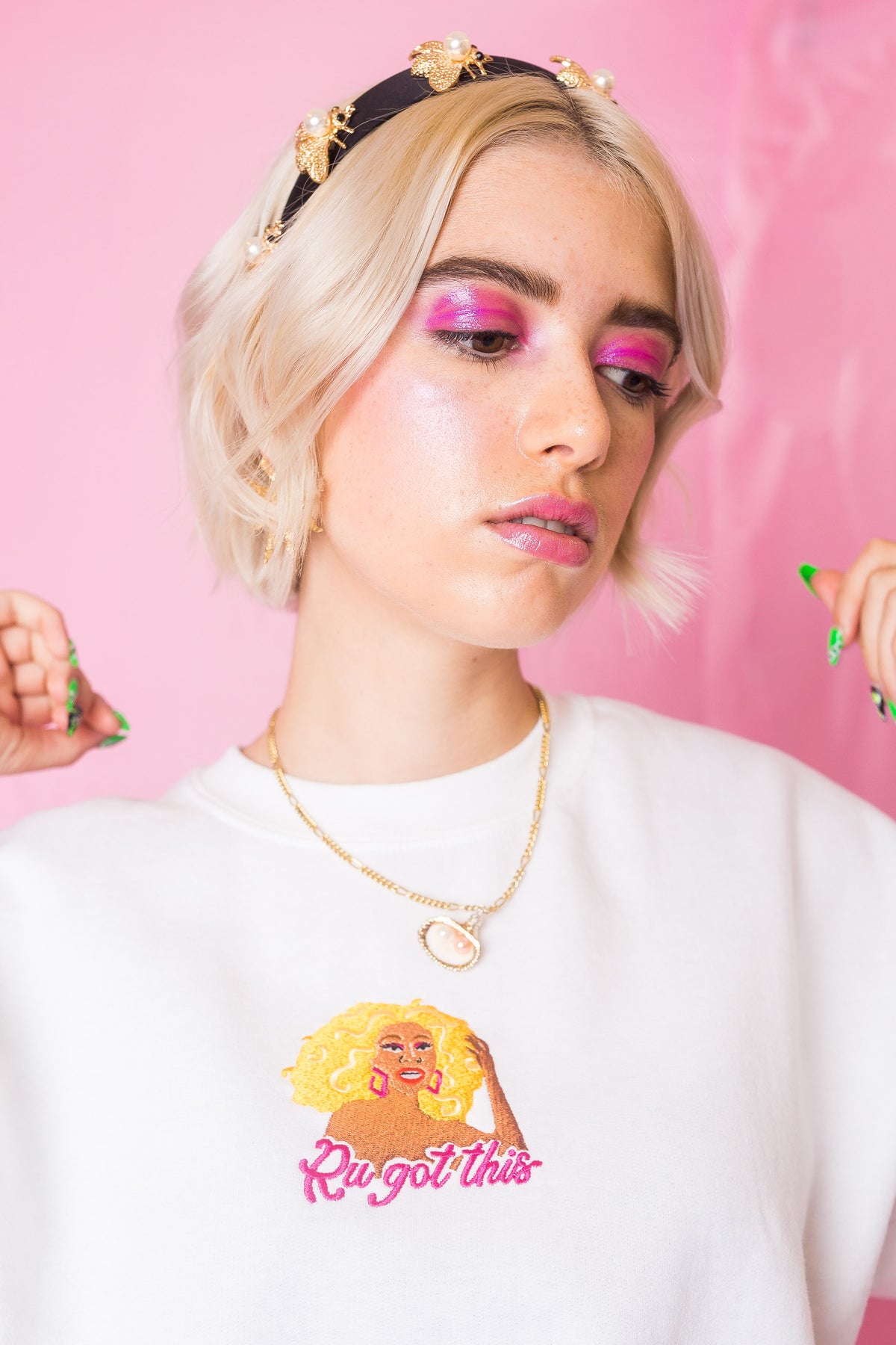 Ru Paul &#39;Ru Got This&#39; Embroidered Sweatshirt
