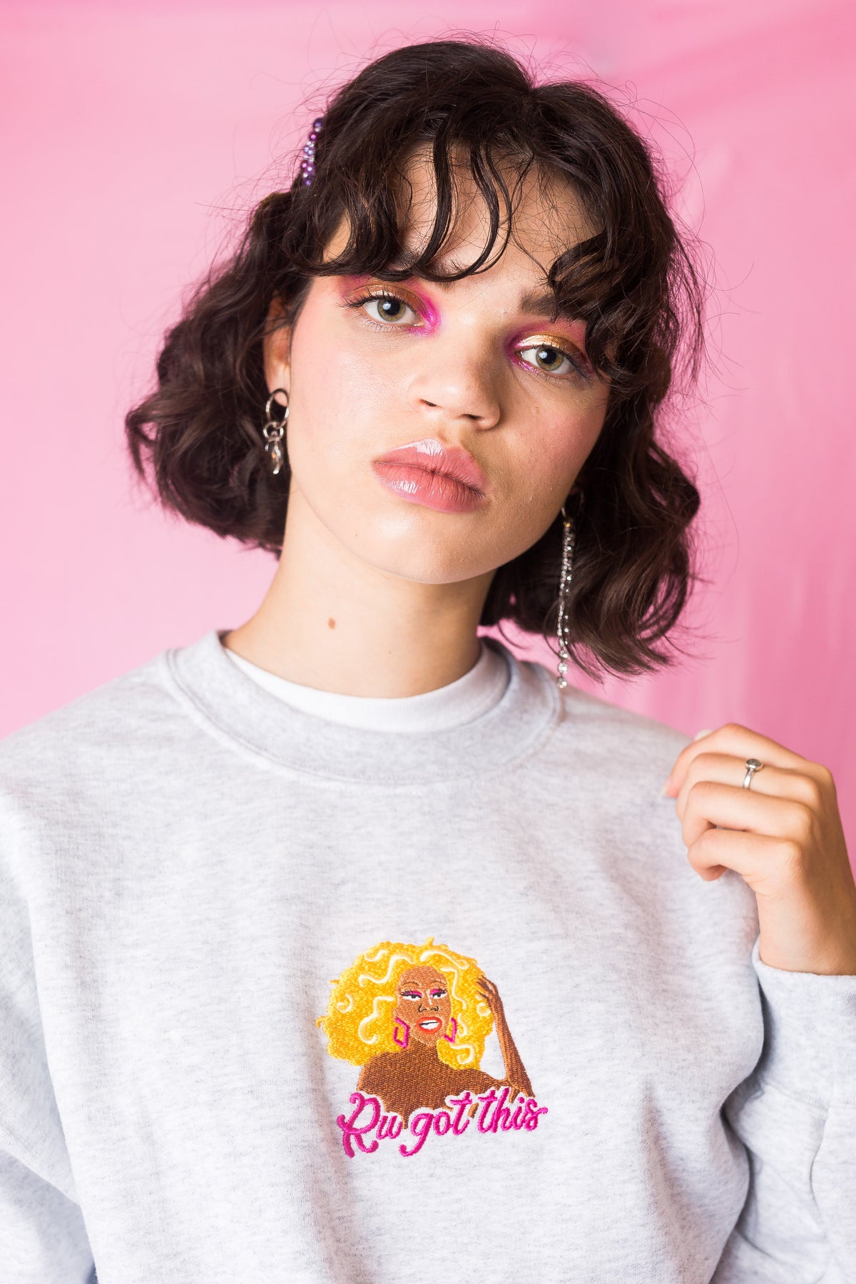 Ru Paul &#39;Ru Got This&#39; Embroidered Sweatshirt