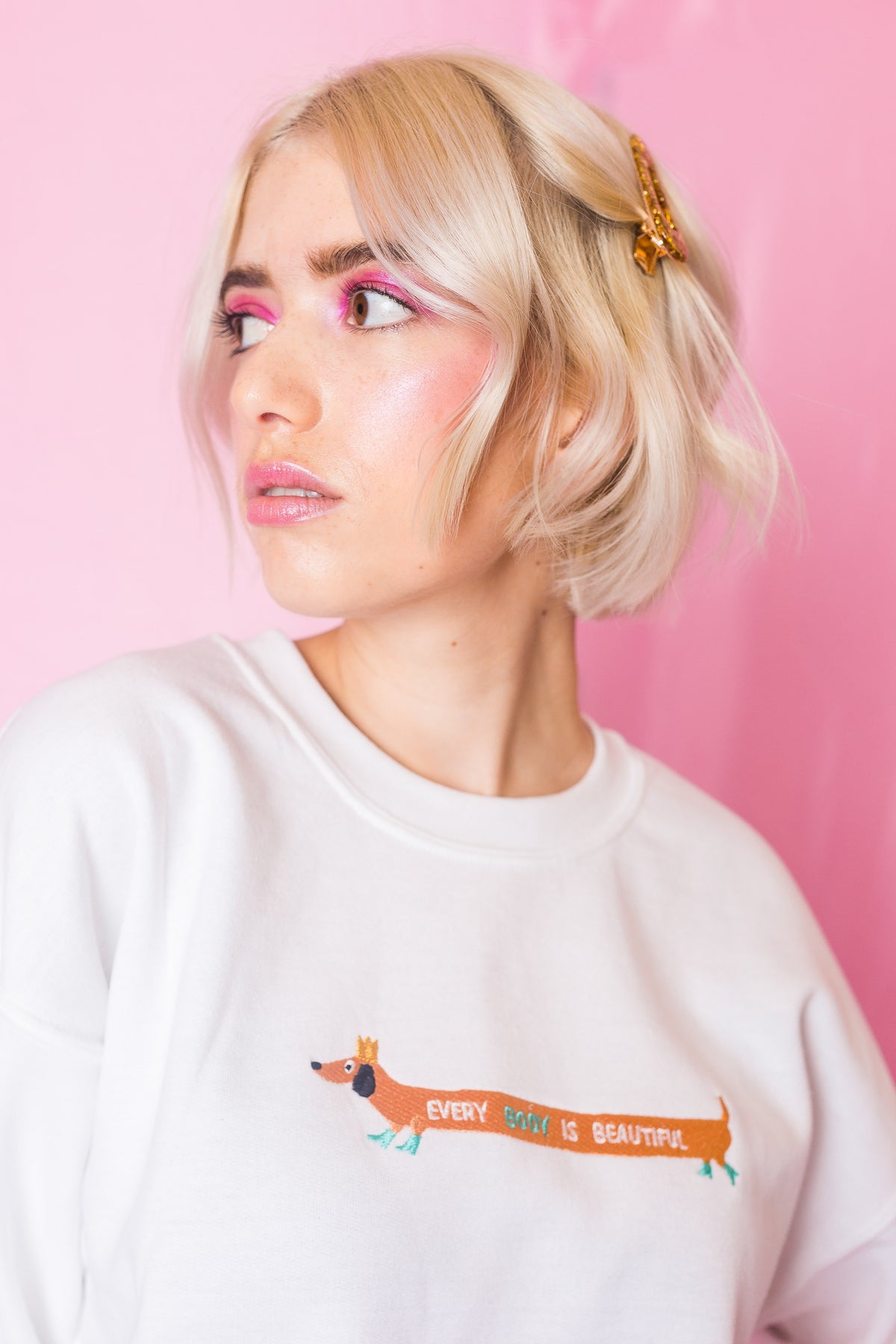 Sausage Dog Embroidered Sweatshirt