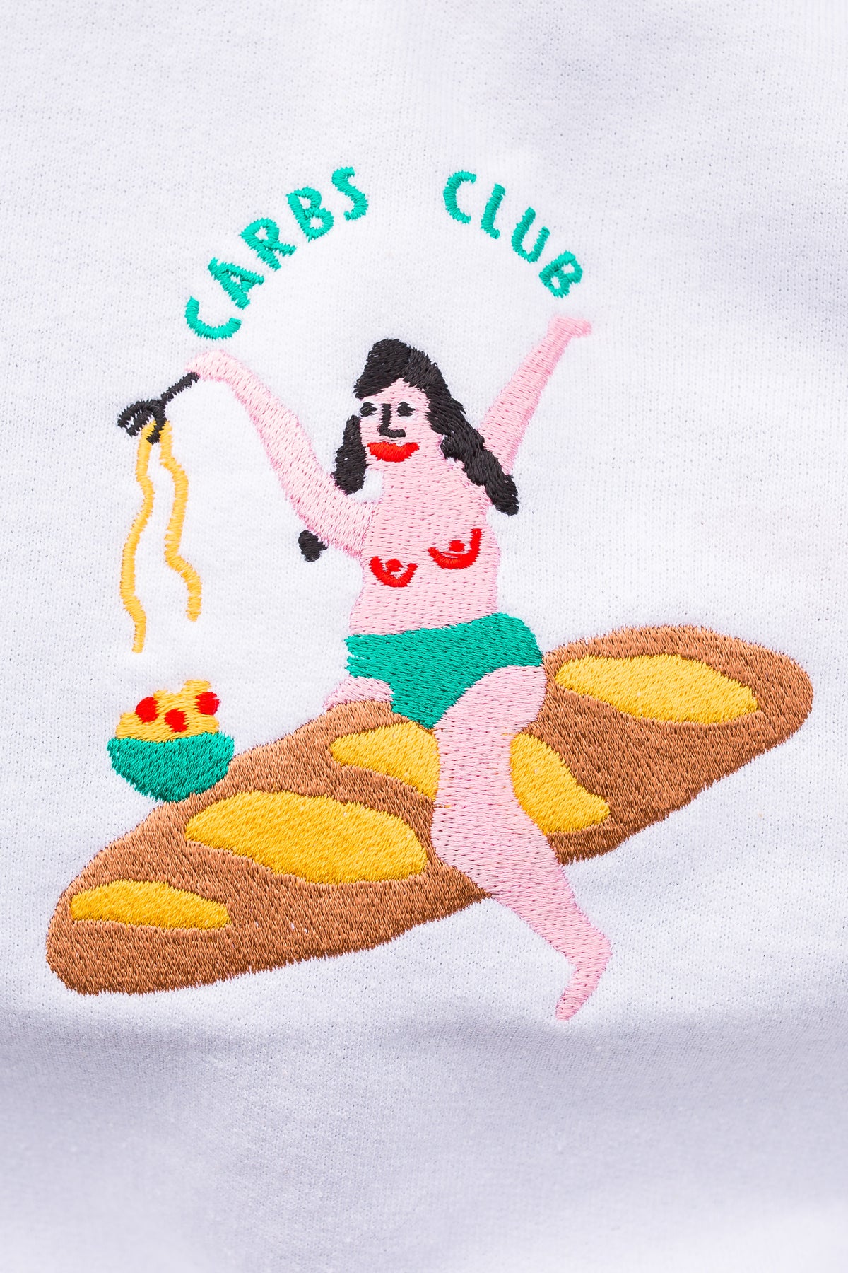 Carbs Club Embroidered Sweatshirt