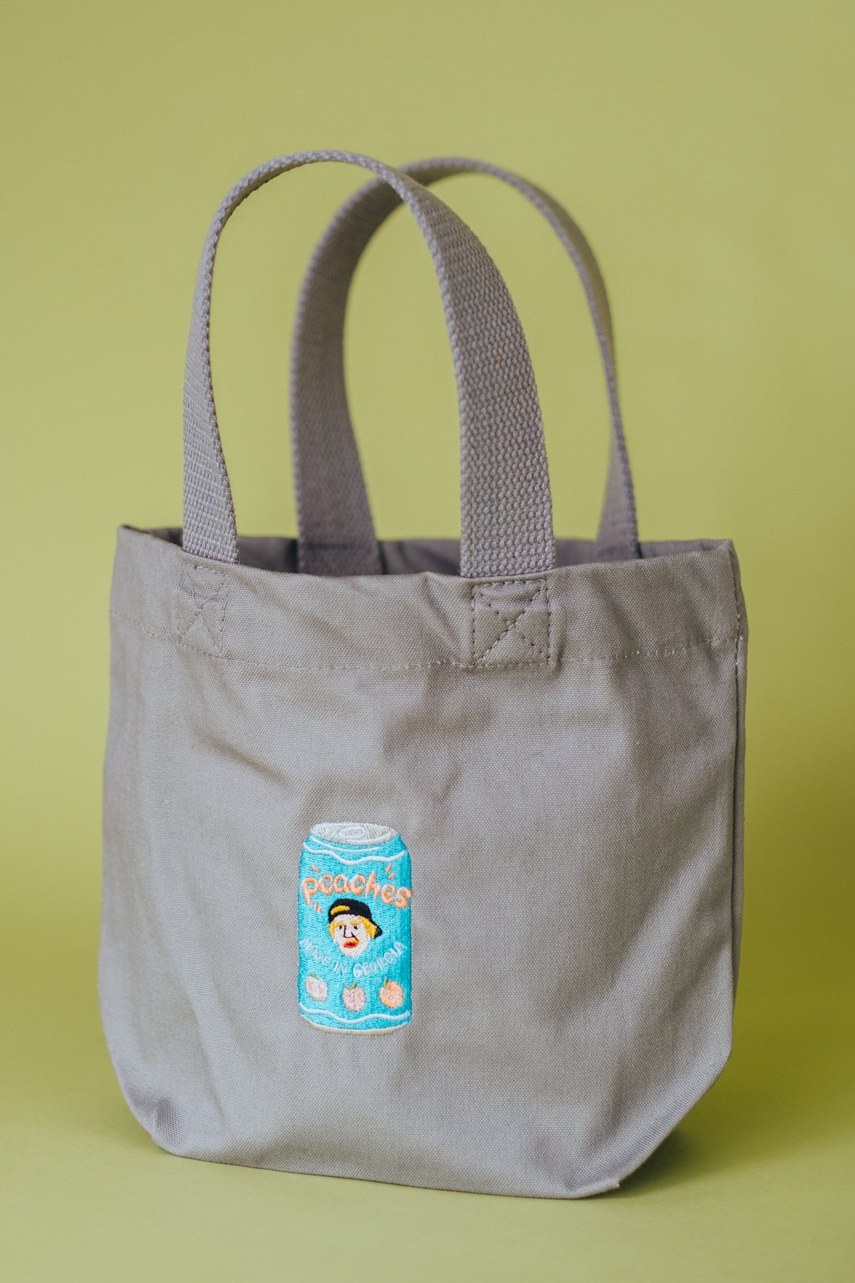 Justin Bieber &#39;Peaches&#39; Embroidered Can Bag