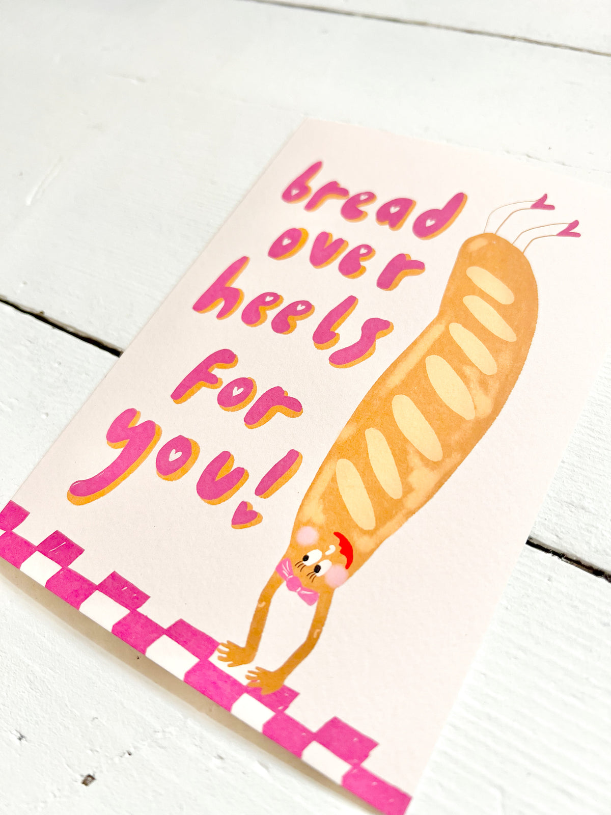 Bread Over Heels Card