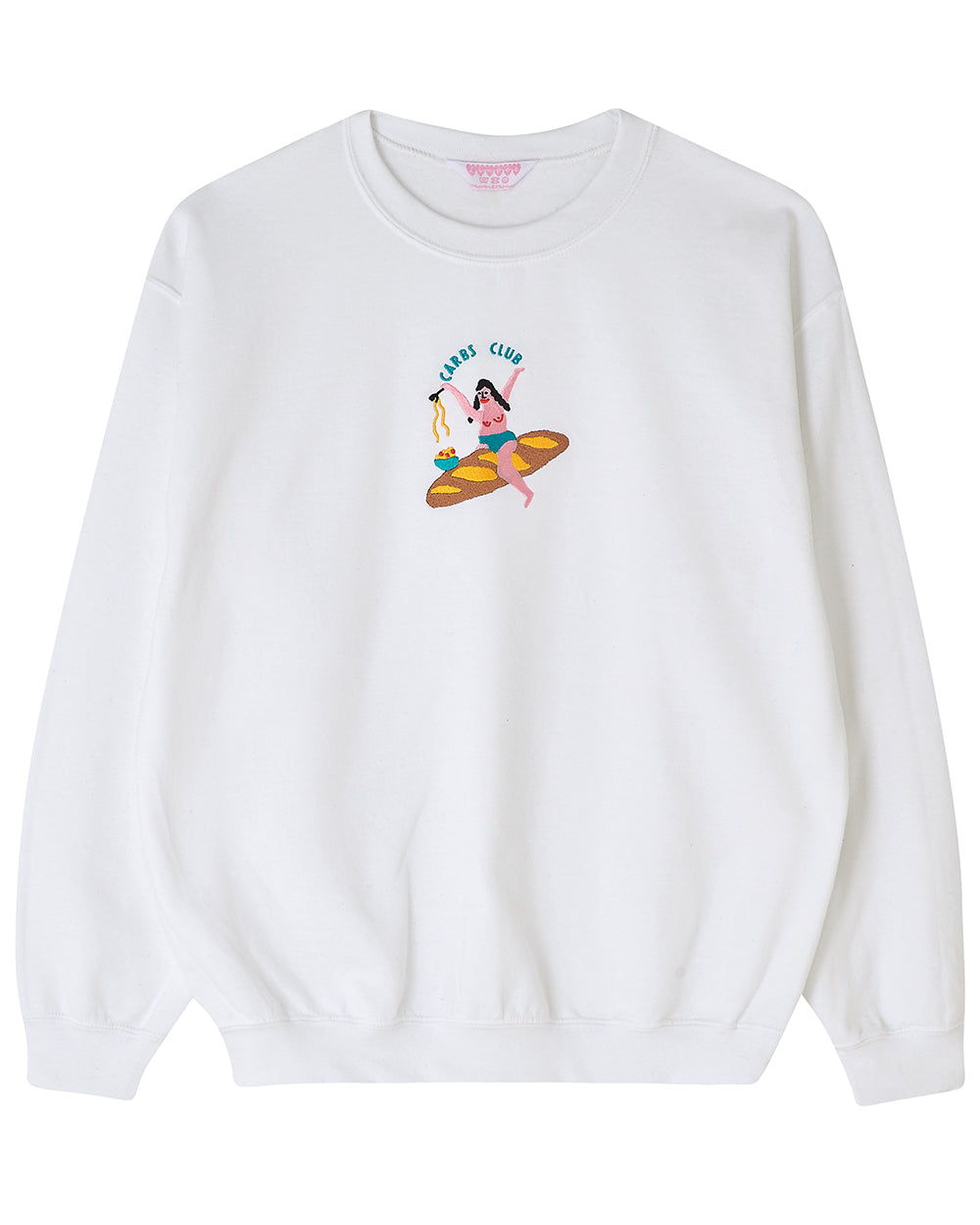 Carbs Club Embroidered Sweatshirt