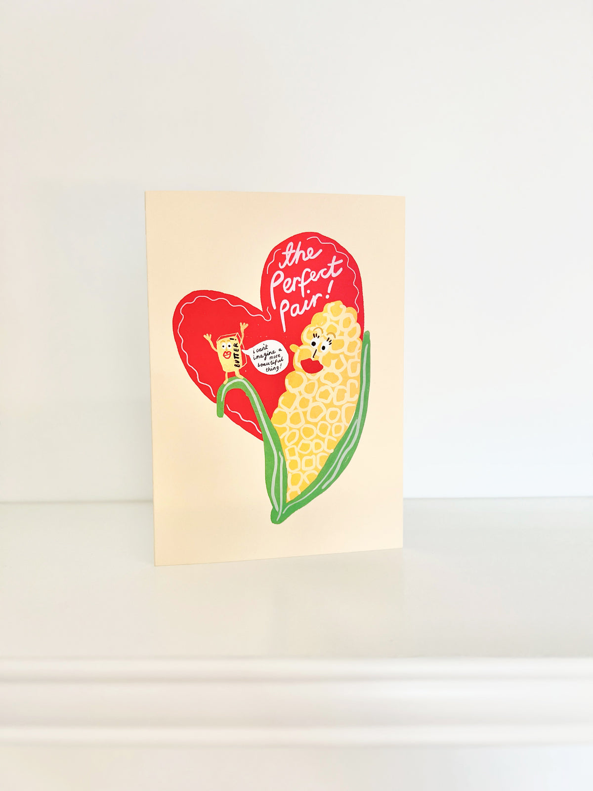 I Love Corn Card