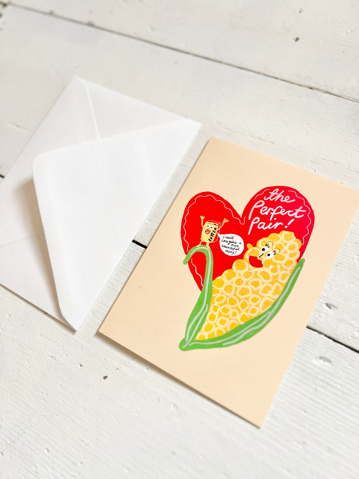 I Love Corn Card
