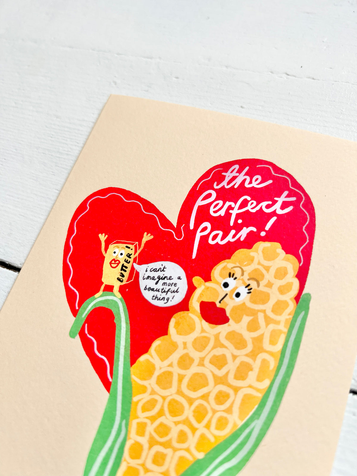 I Love Corn Card