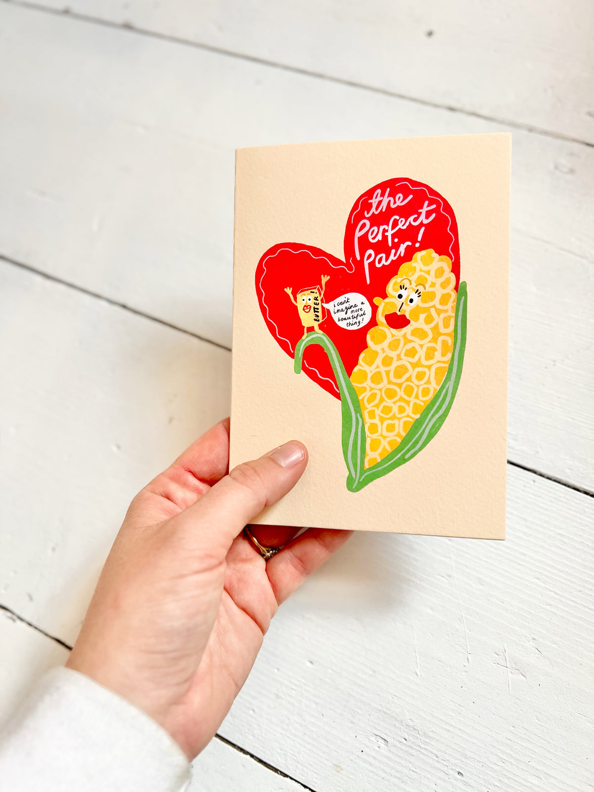 I Love Corn Card