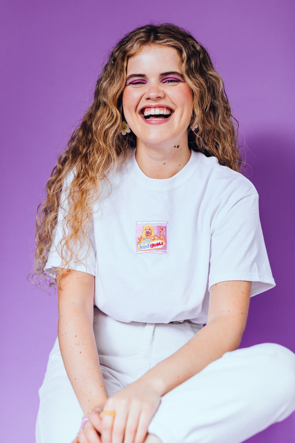 Iced Gem&#39;s Embroidered T-Shirt