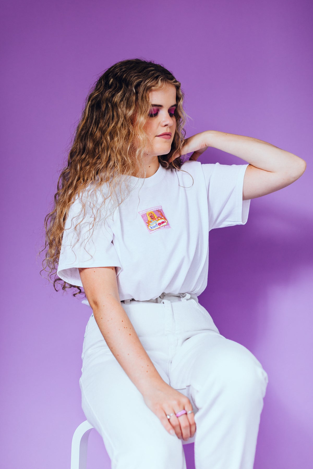 Iced Gem&#39;s Embroidered T-Shirt