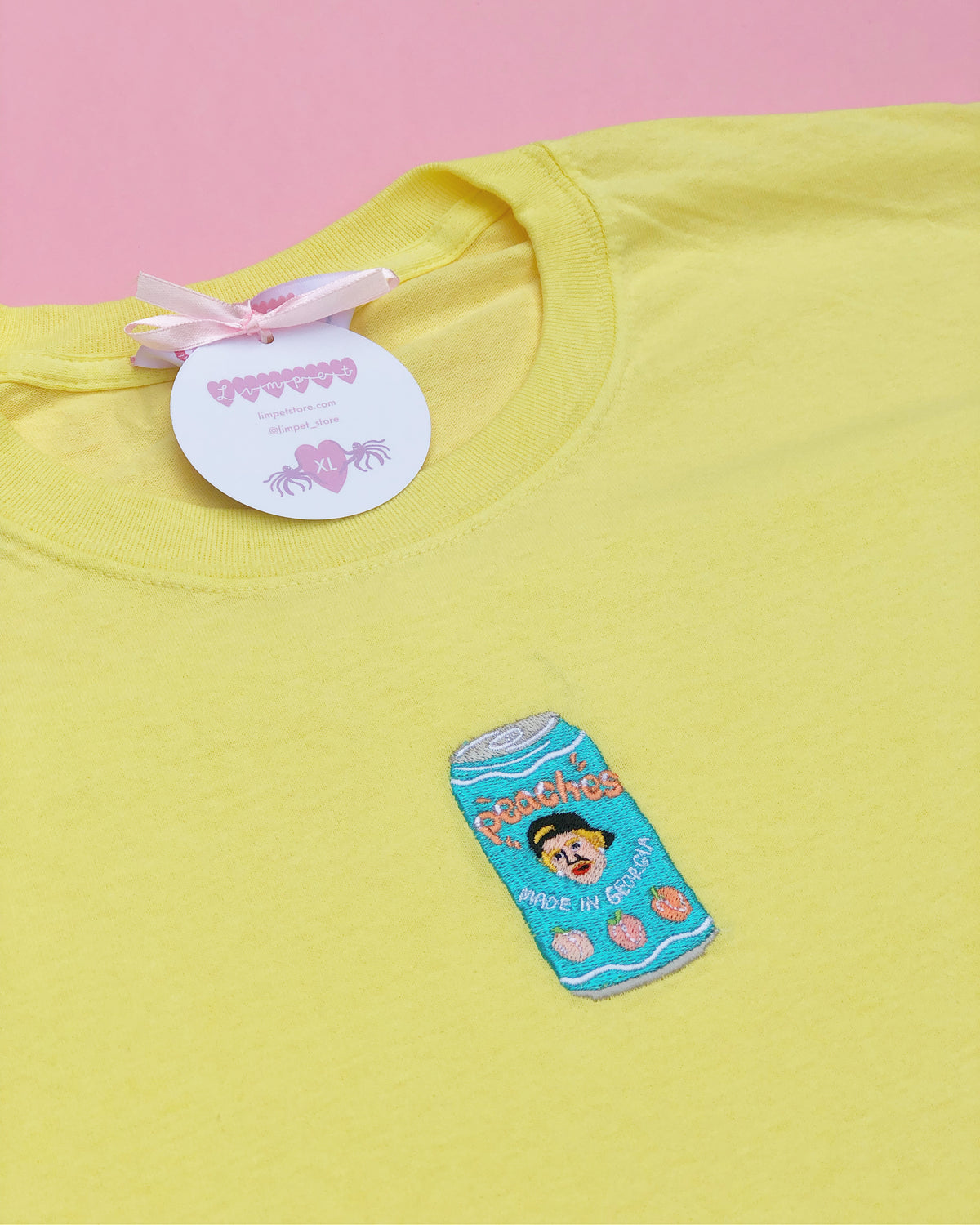 Justin Bieber &#39;Peaches&#39; Embroidered T-Shirt