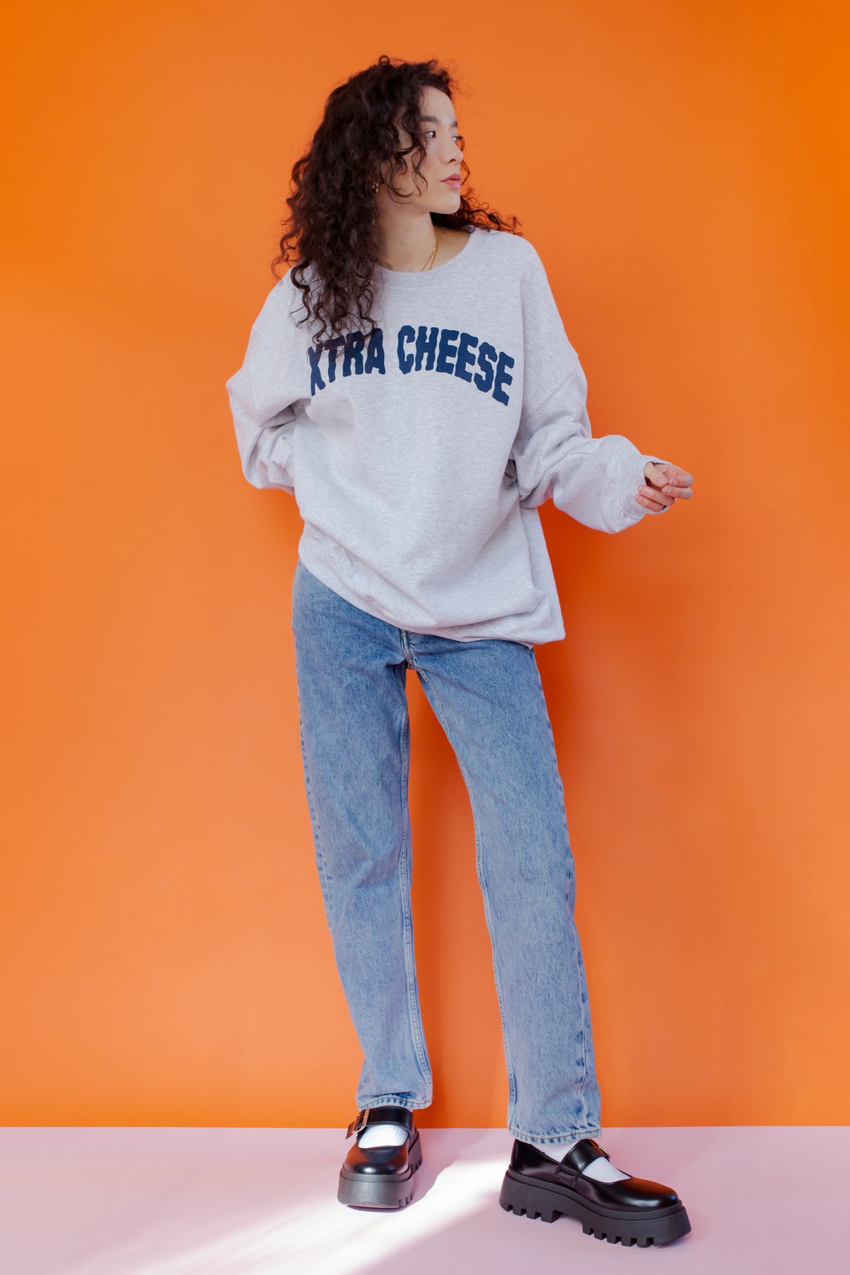 The Extra Cheese Oversized Sweatshirt